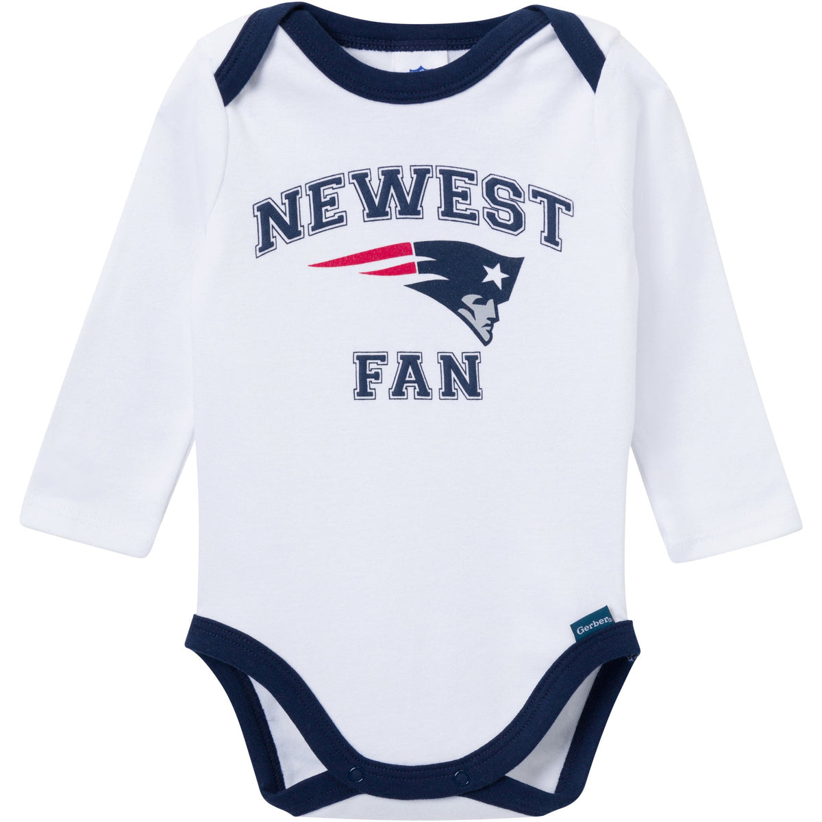 3-Piece Baby Boys New England Patriots Bodysuit, Active Pant and Cap, view 3