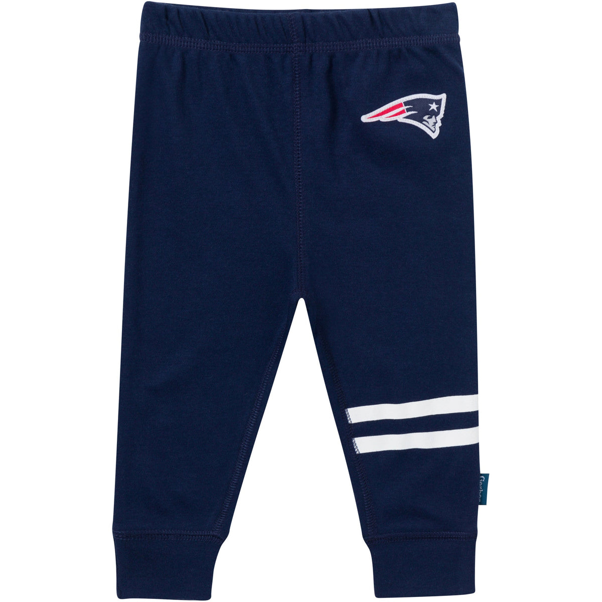 3-Piece Baby Boys New England Patriots Bodysuit, Active Pant and Cap, view 4