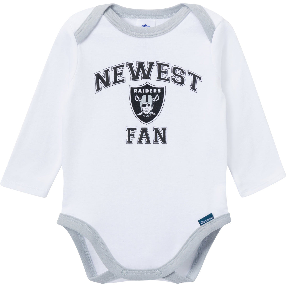 3-Piece Baby Boys Las Vegas Raiders Bodysuit, Active Pant and Cap, view 3