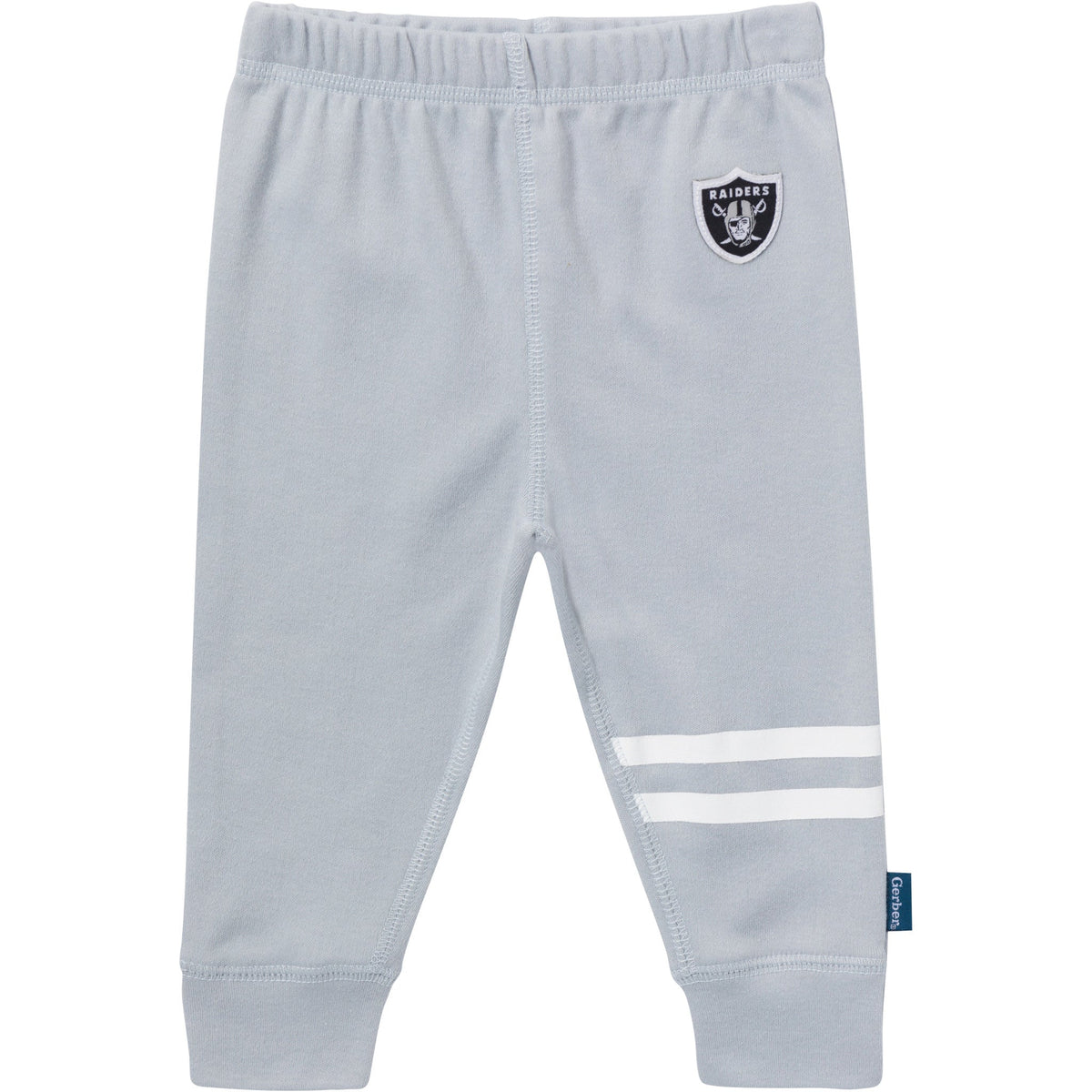 3-Piece Baby Boys Las Vegas Raiders Bodysuit, Active Pant and Cap, view 4