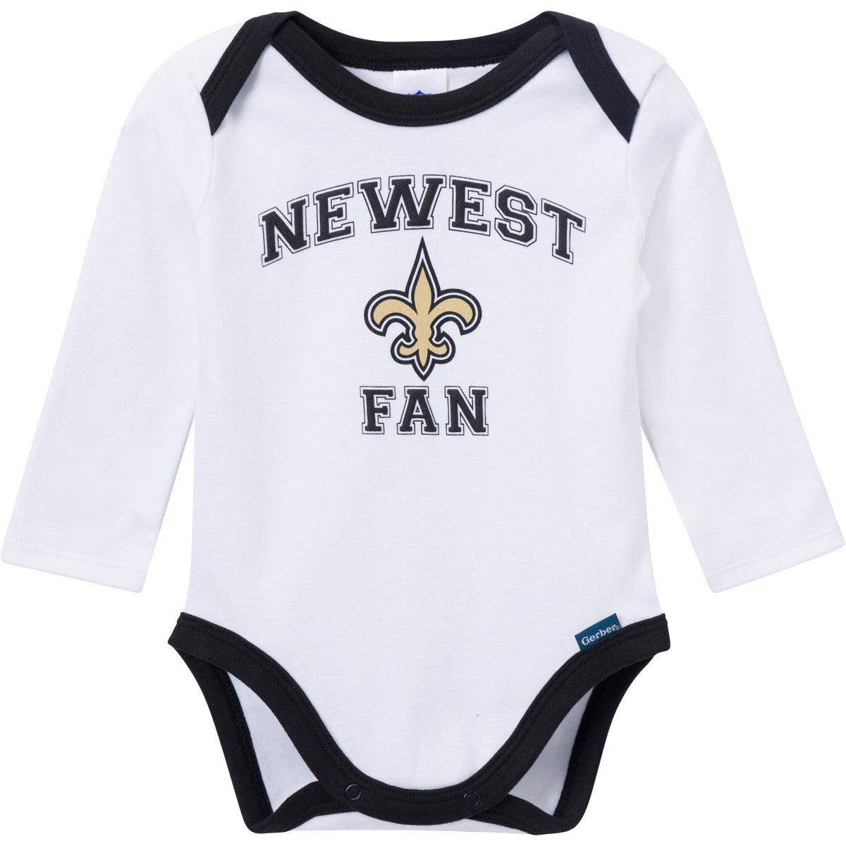 3-Piece Baby Boys New Orleans Saints Bodysuit, Active Pant and Cap, view 3