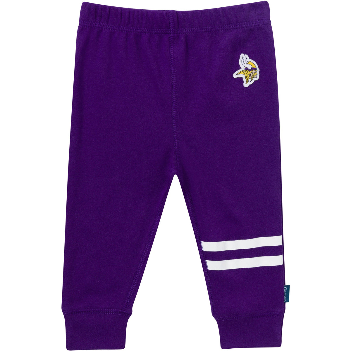 3-Piece Baby Boys Minnesota Vikings Bodysuit, Active Pant and Cap, view 4