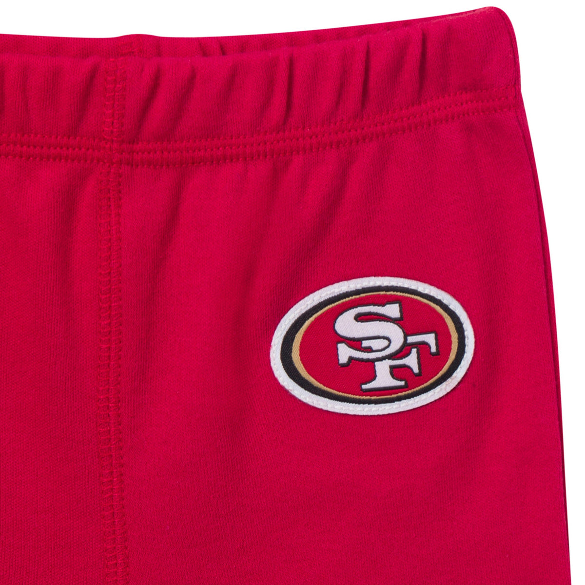 3-Piece Baby Girls 49ers Bodysuit, Pants & Headband Set, view 5