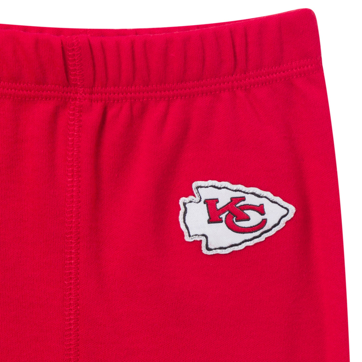 3-Piece Baby Girls Kansas City Chiefs Bodysuit, Pants & Headband Set, view 5