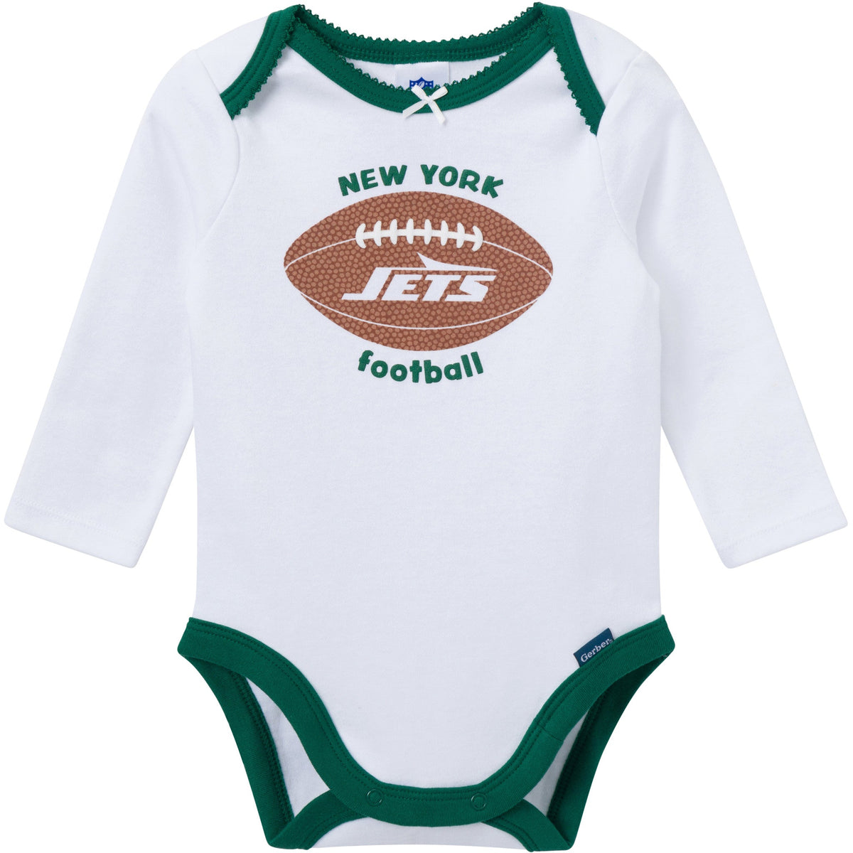 3-Piece Baby Girls New York Jets Bodysuit, Pants & Headband Set, view 3