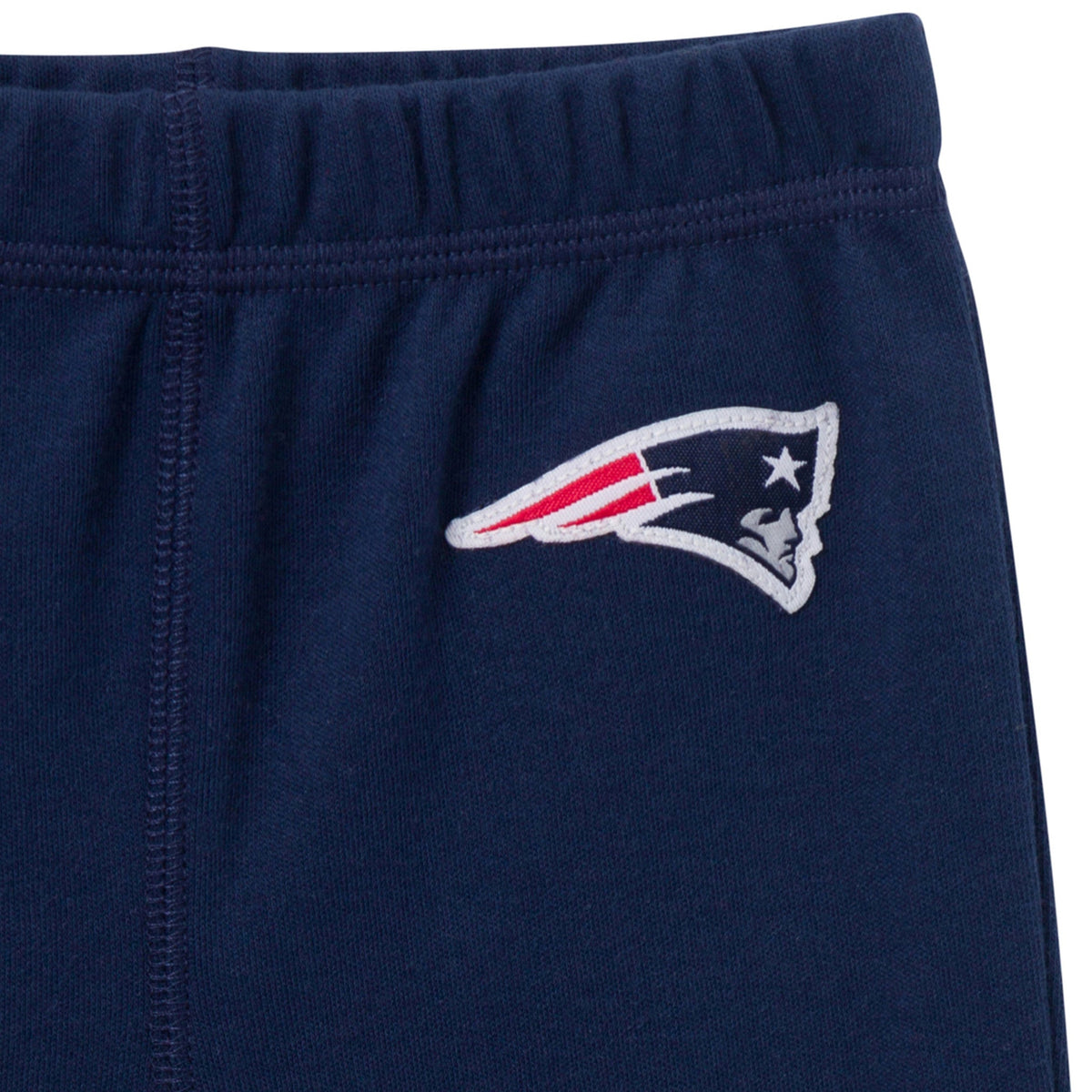 3-Piece Baby Girls New England Patriots Bodysuit, Pants & Headband Set, view 5