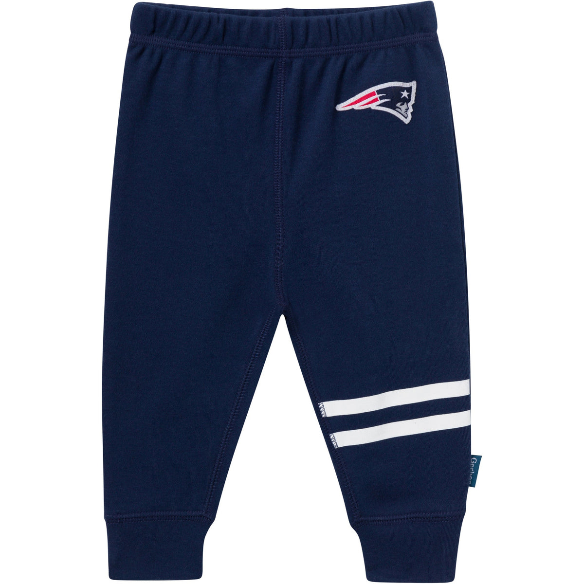 3-Piece Baby Girls New England Patriots Bodysuit, Pants & Headband Set, view 4
