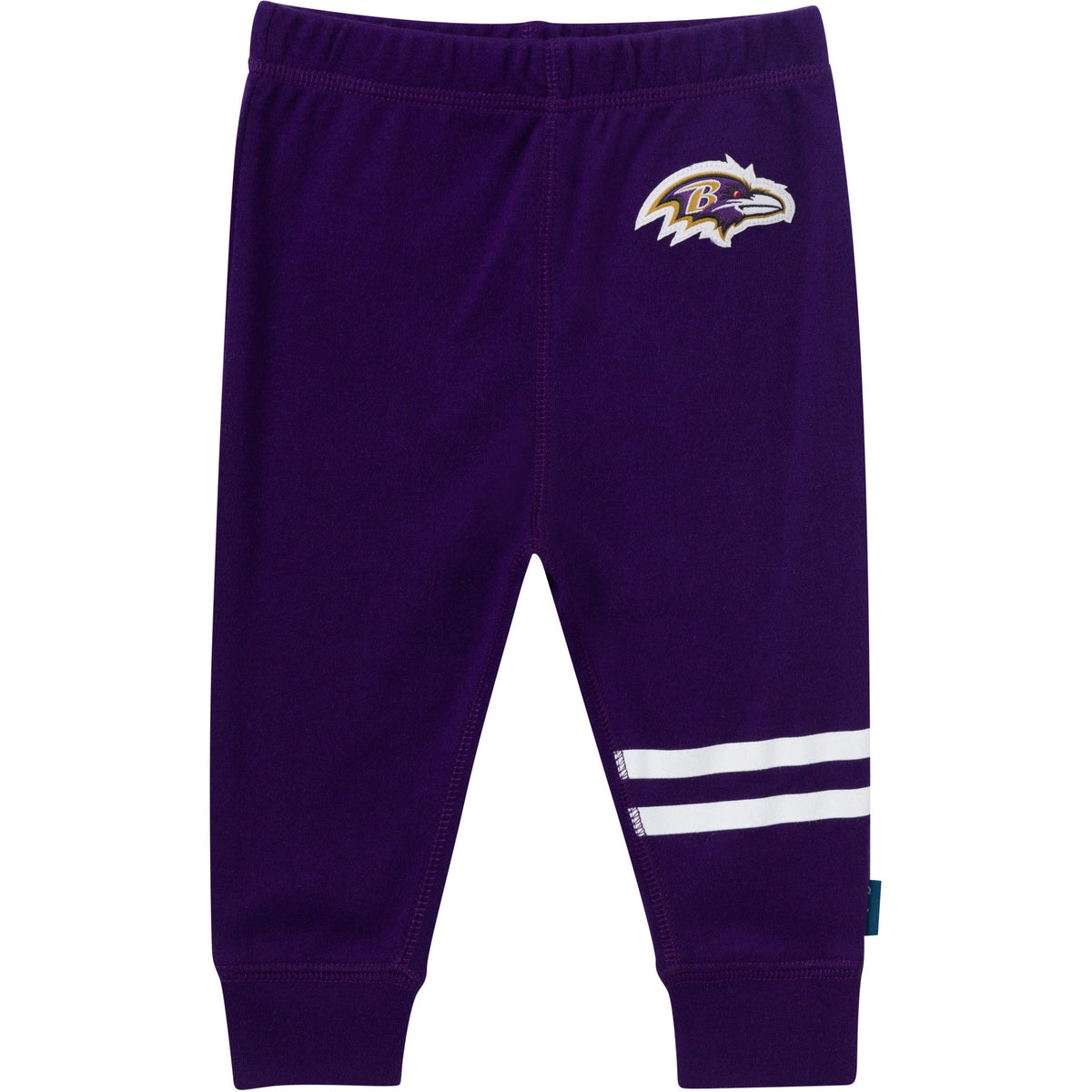 3-Piece Baby Girls Baltimore Ravens Bodysuit, Pants & Headband Set, view 4