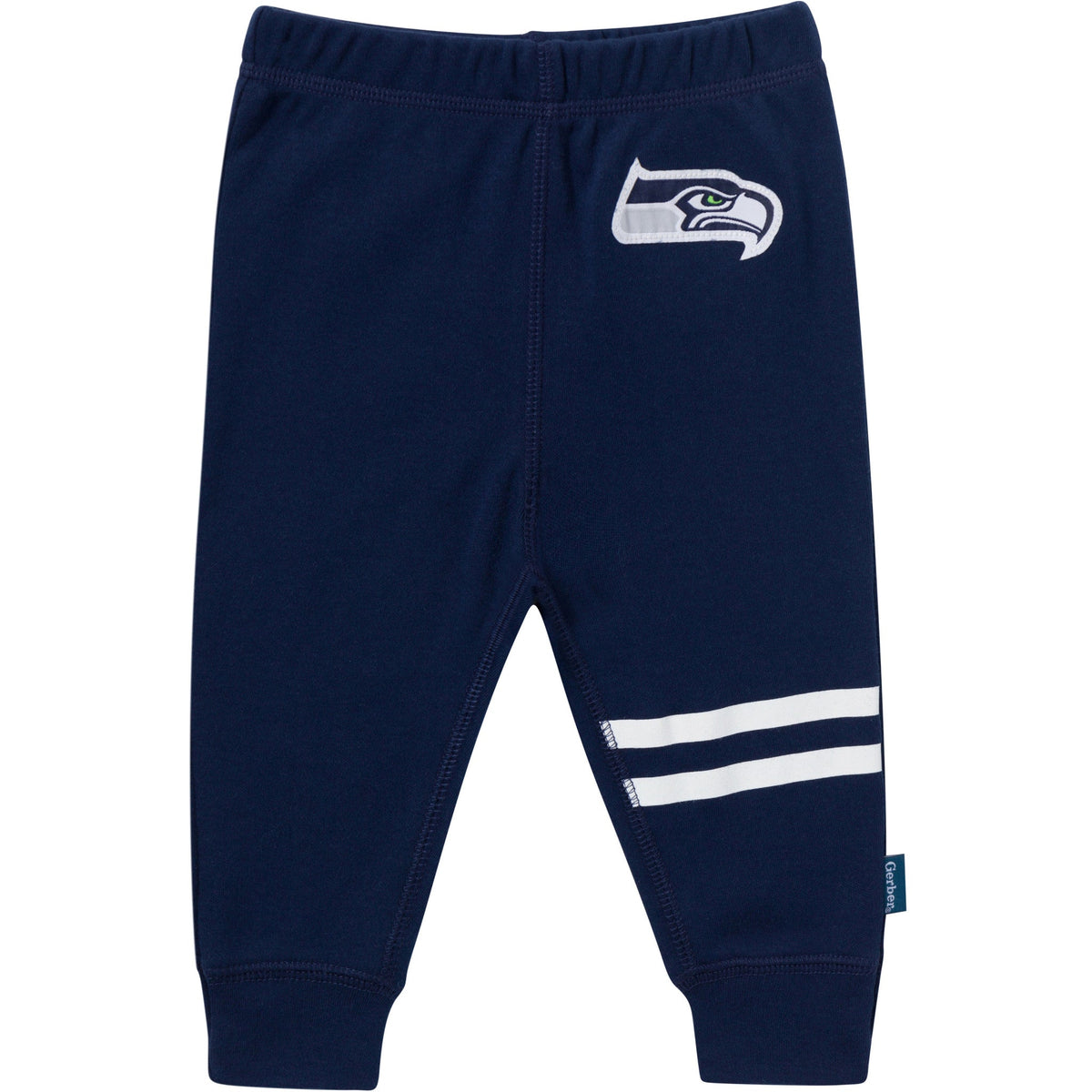 3-Piece Baby Girls Seattle Seahawks Bodysuit, Pants & Headband Set, view 4