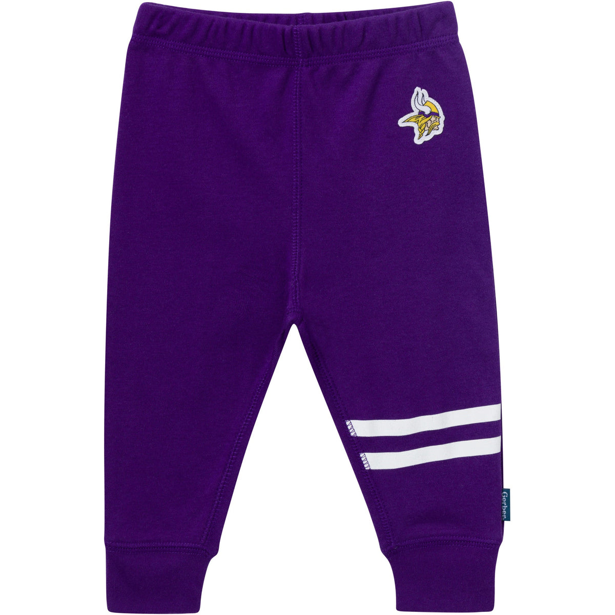 3-Piece Baby Girls Minnesota Vikings Bodysuit, Pants & Headband Set, view 4