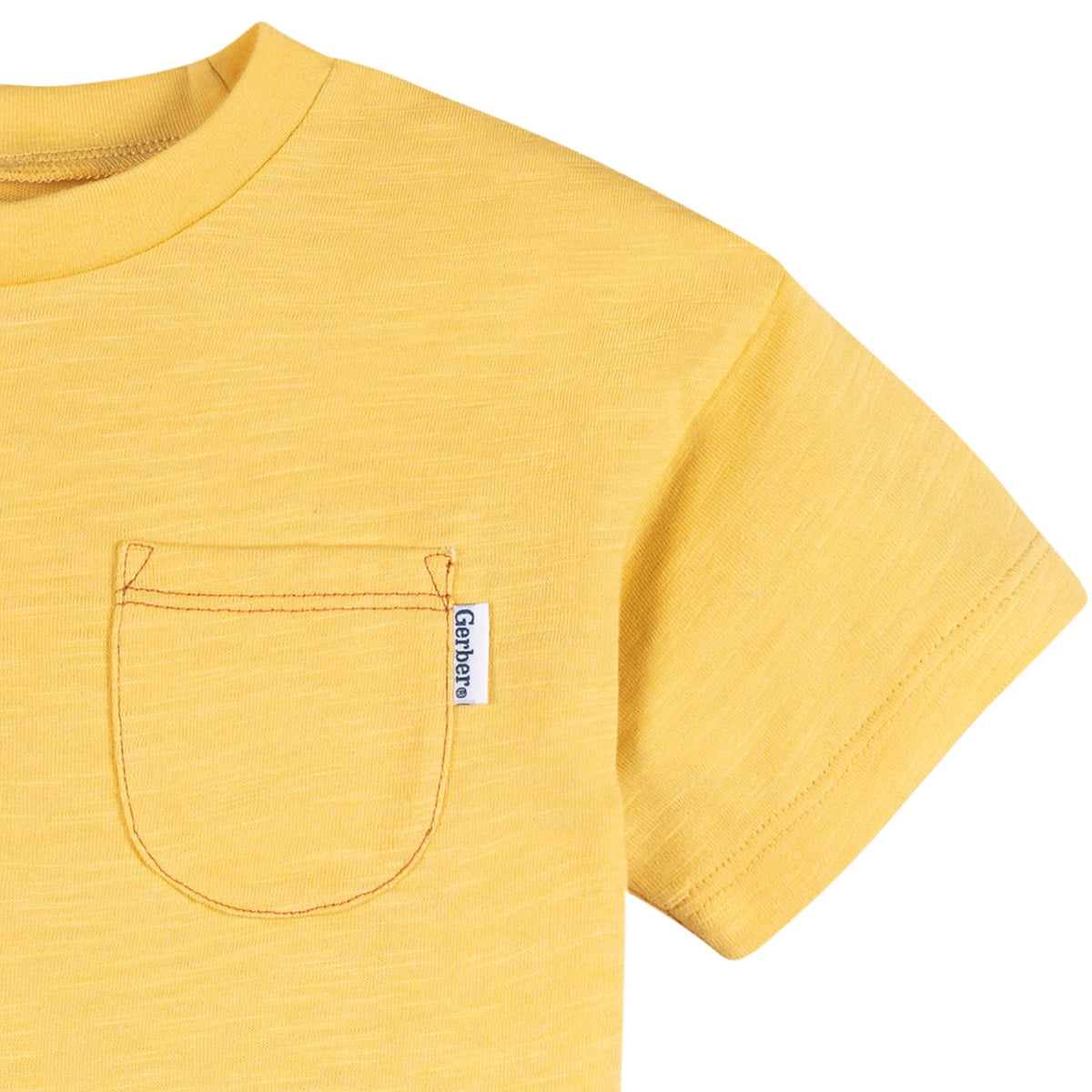 3-Piece Infant & Toddler Boys Awesome Yellow T-Shirts & Shorts, view 4