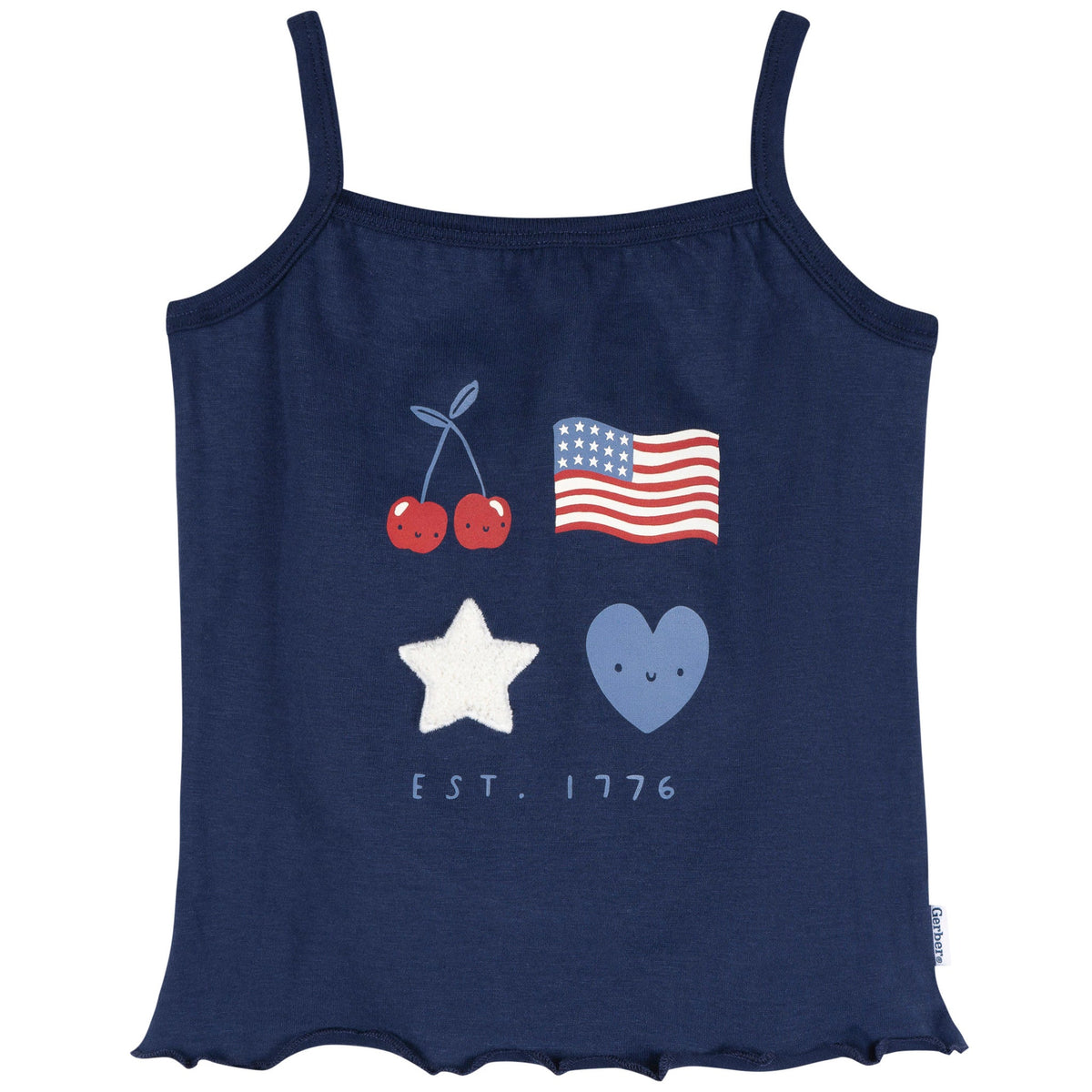 3-Piece Infant & Toddler Girls Usa T-Shirts & Shorts, view 4