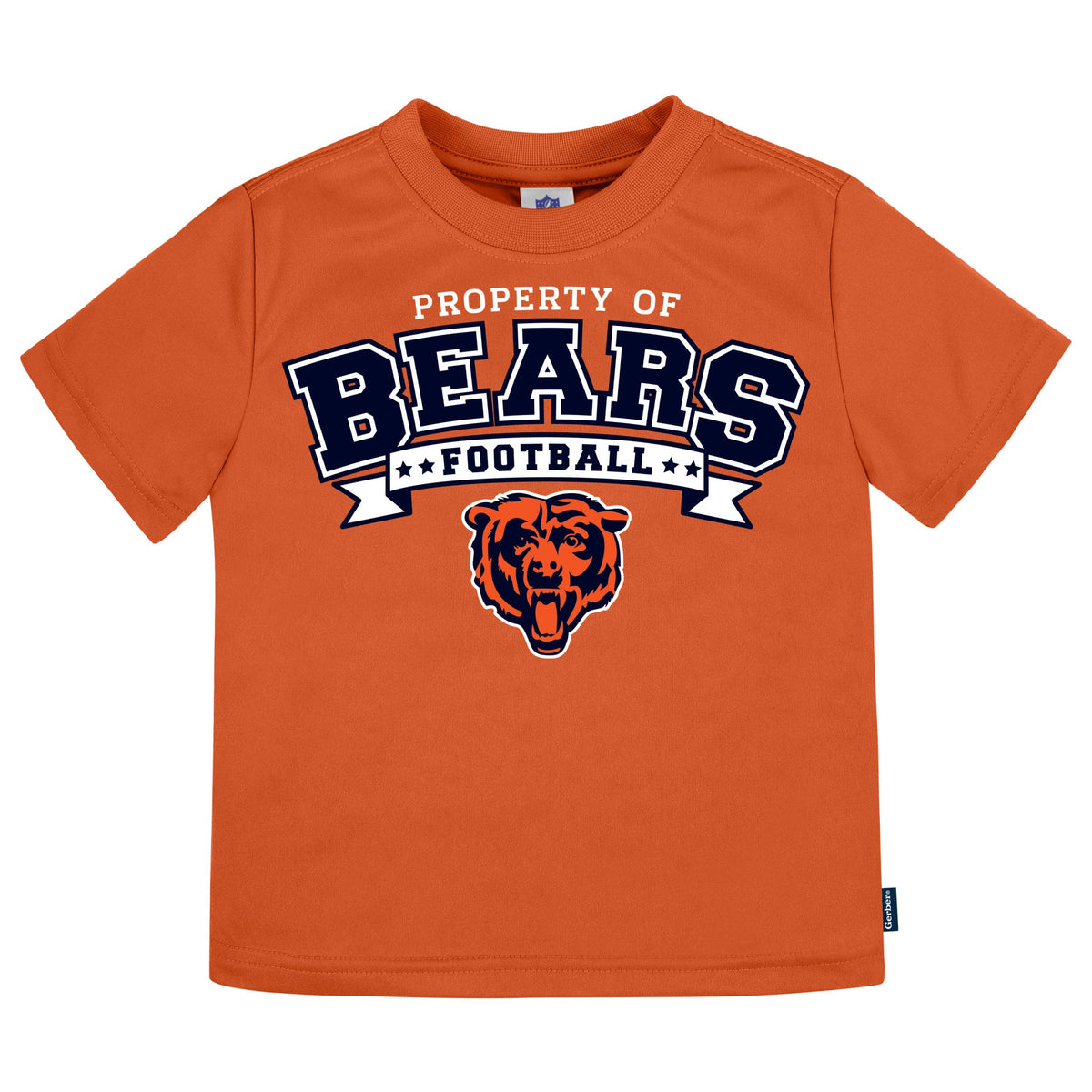 3-Pack Infant & Toddler Neutral Chicago Bears T-Shirts, view 2