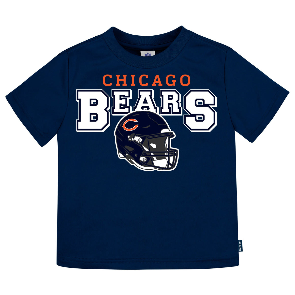 3-Pack Infant & Toddler Neutral Chicago Bears T-Shirts, view 4