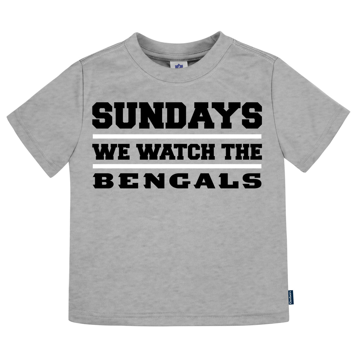 3-Pack Infant & Toddler Neutral Cincinatti Bengals T-Shirts, view 3