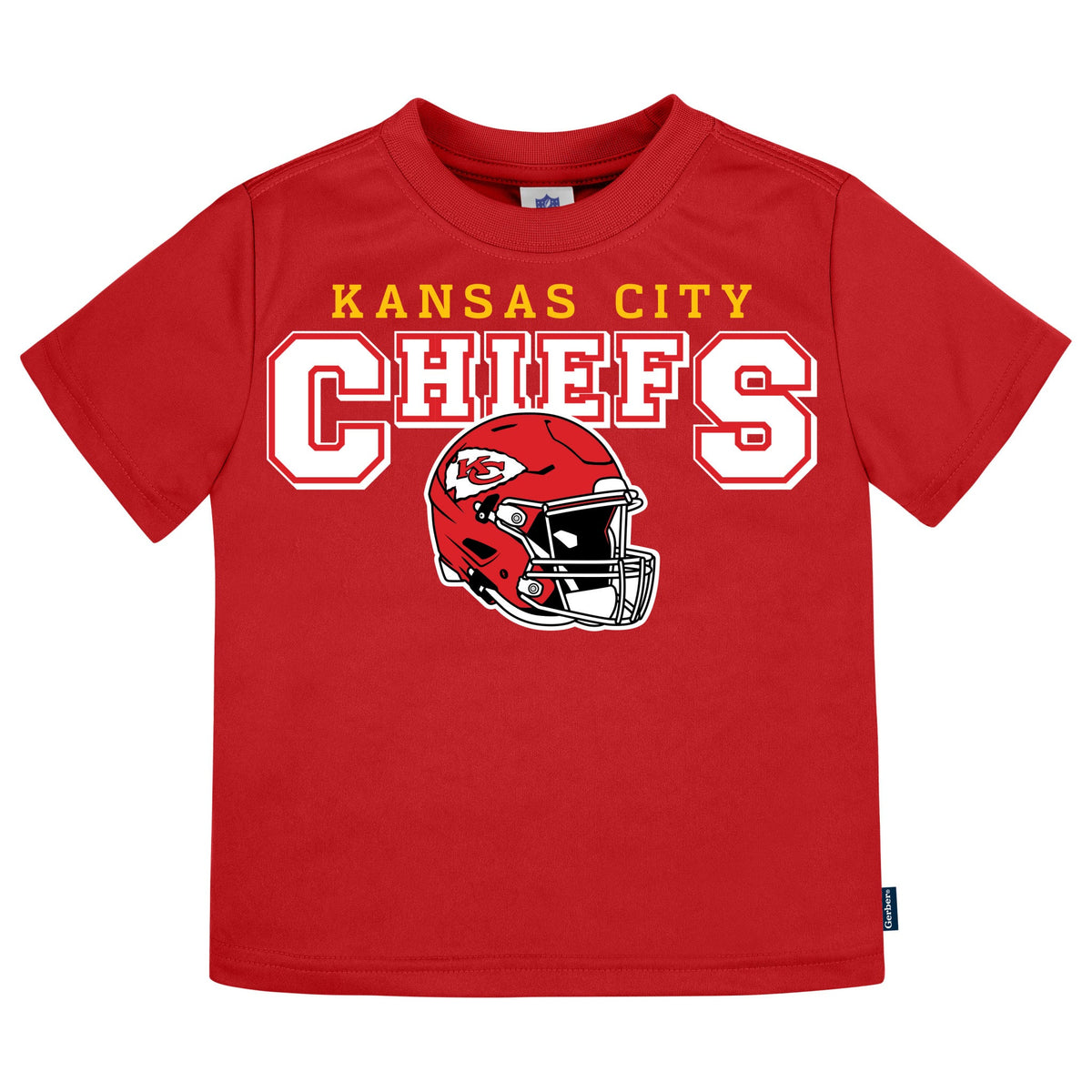 3-Pack Infant & Toddler Neutral Kansas City Chiefs T-Shirts, view 4