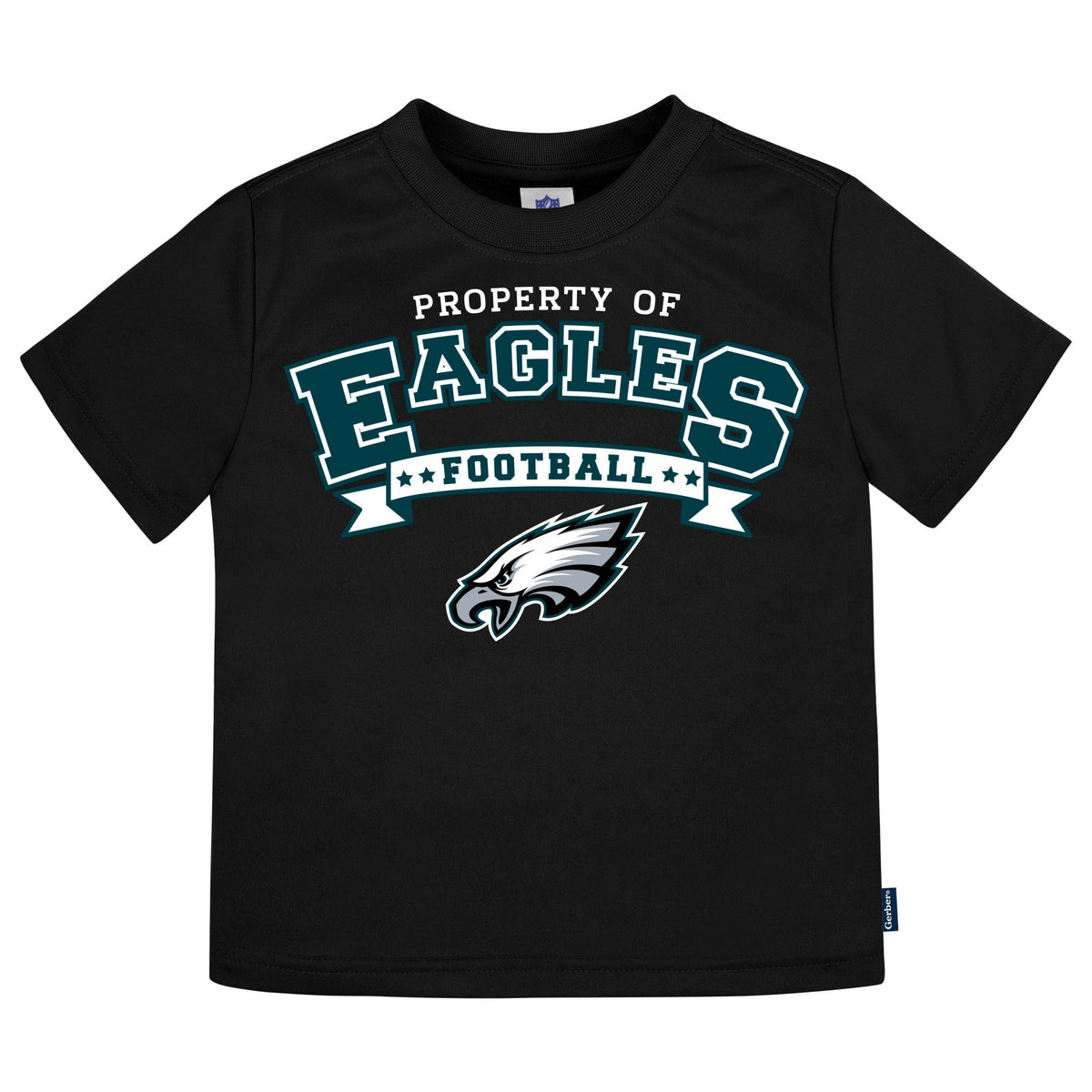 3-Pack Infant & Toddler Neutral Philadelphia Eagles T-Shirts, view 3