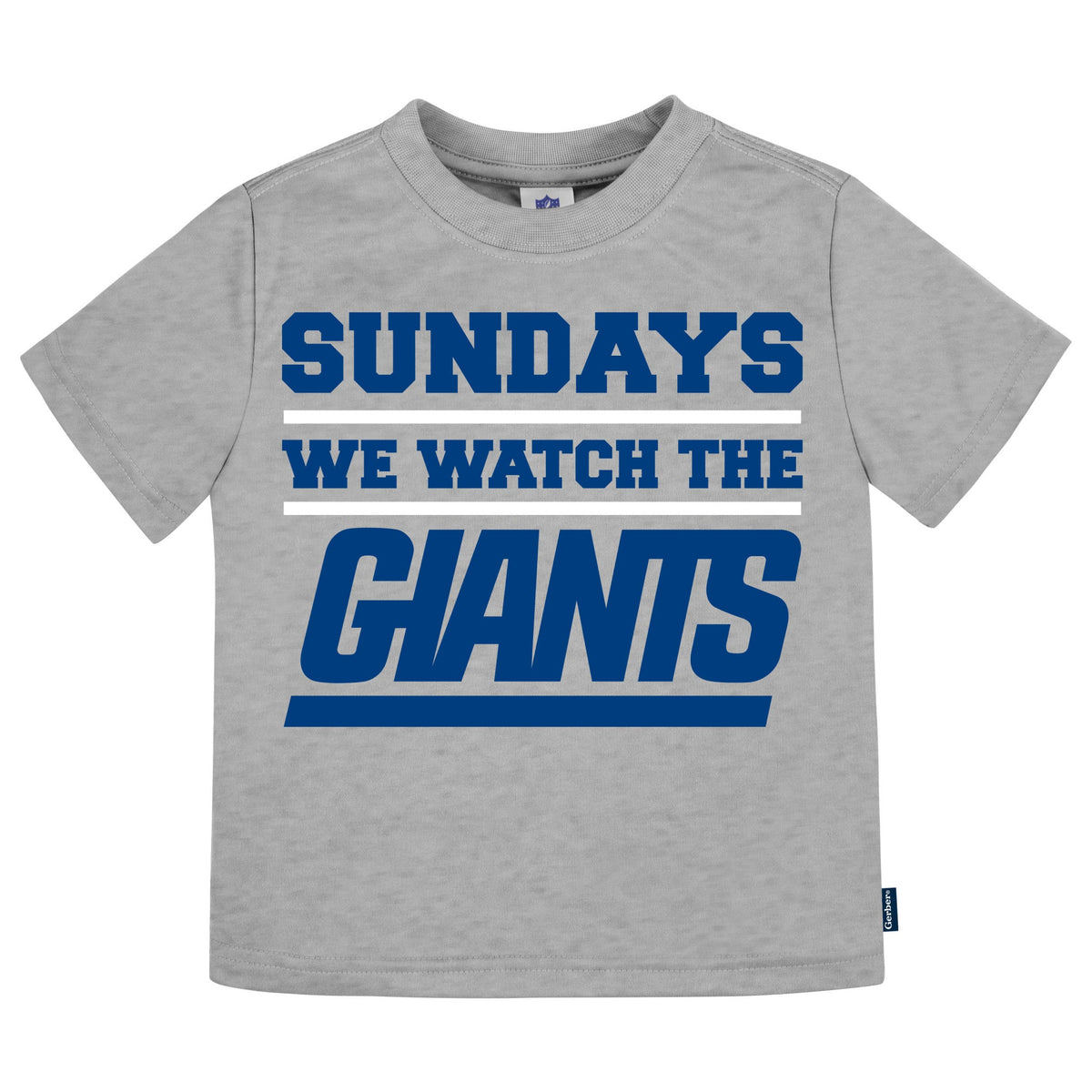 3-Pack Infant & Toddler Neutral New York Giants T-Shirts, view 3