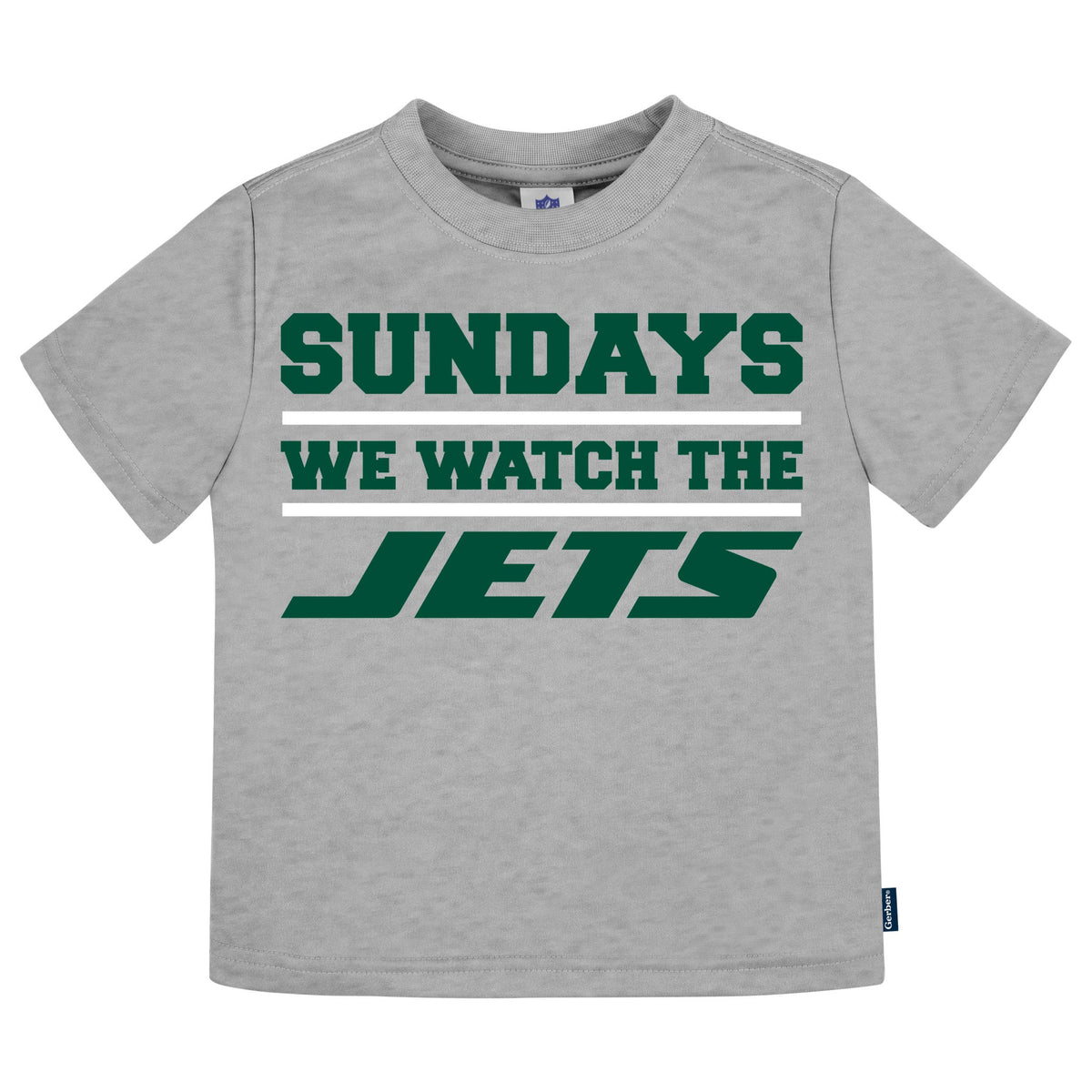 3-Pack Infant & Toddler Neutral New York Jets T-Shirts, view 4