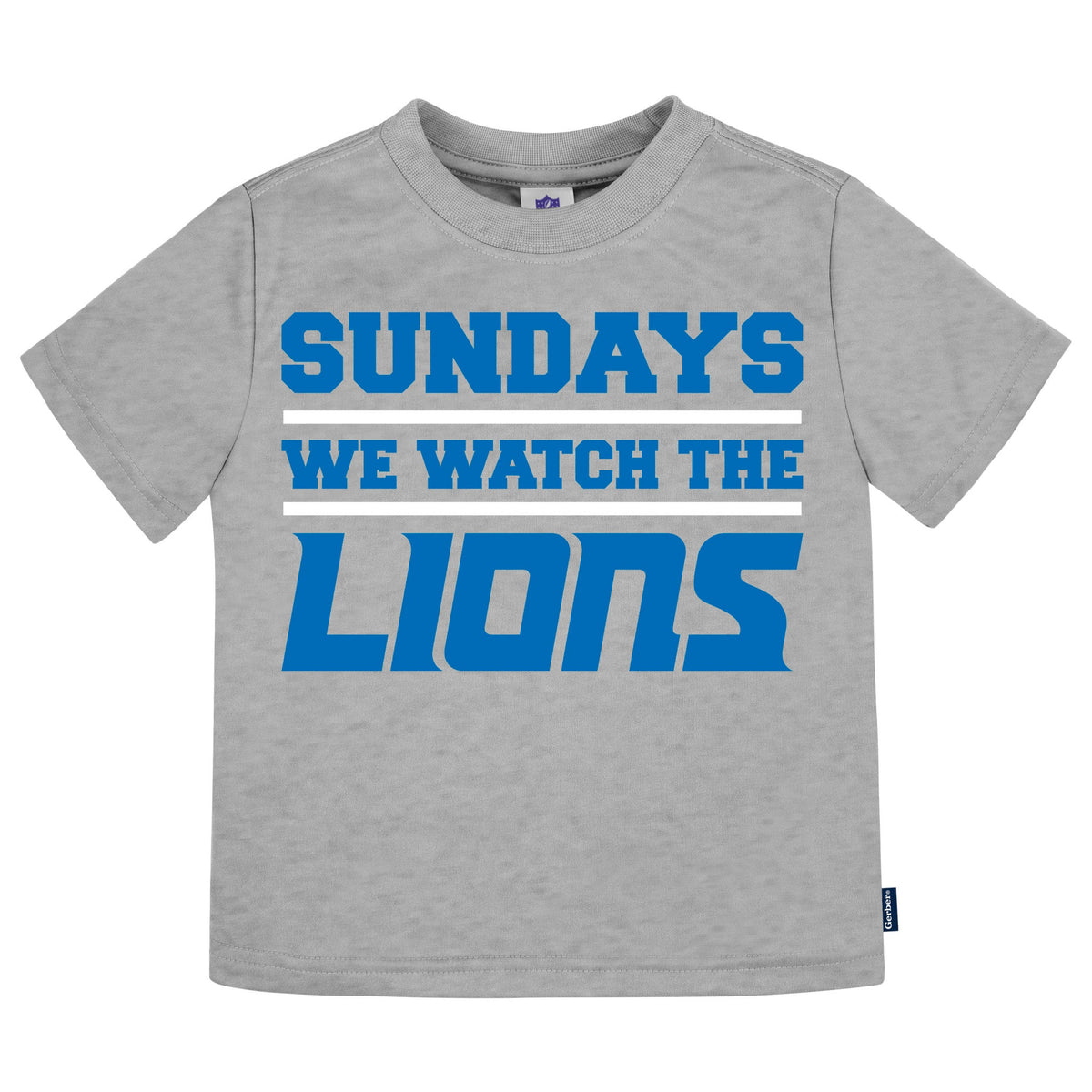 3-Pack Infant & Toddler Neutral Detroit Lions T-Shirts, view 3