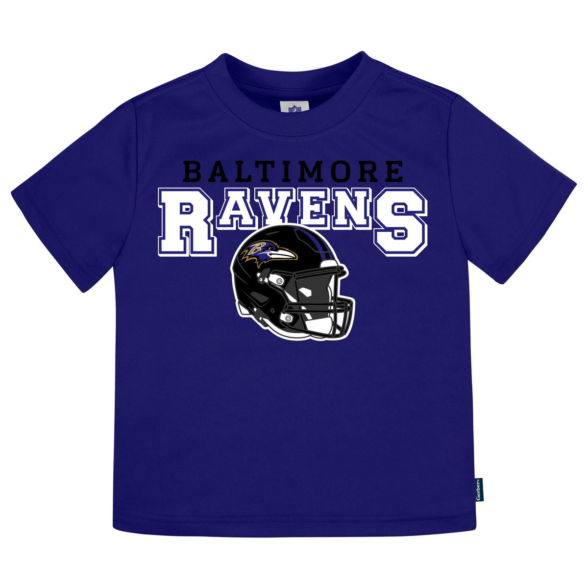 3-Pack Infant & Toddler Neutral Baltimore Ravens T-Shirts, view 4