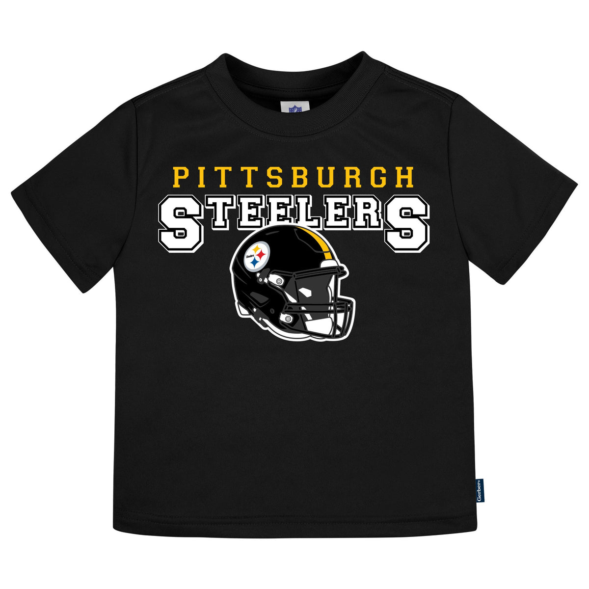 3-Pack Infant & Toddler Neutral Pittsburgh Steelers T-Shirts, view 4