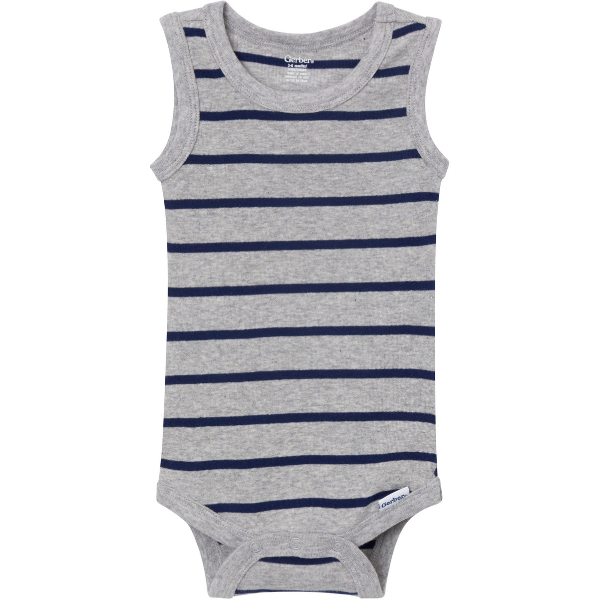 4-Pack Baby Boys Stars & Stripes Sleeveless Bodysuits-Gerber Childrenswear Wholesale