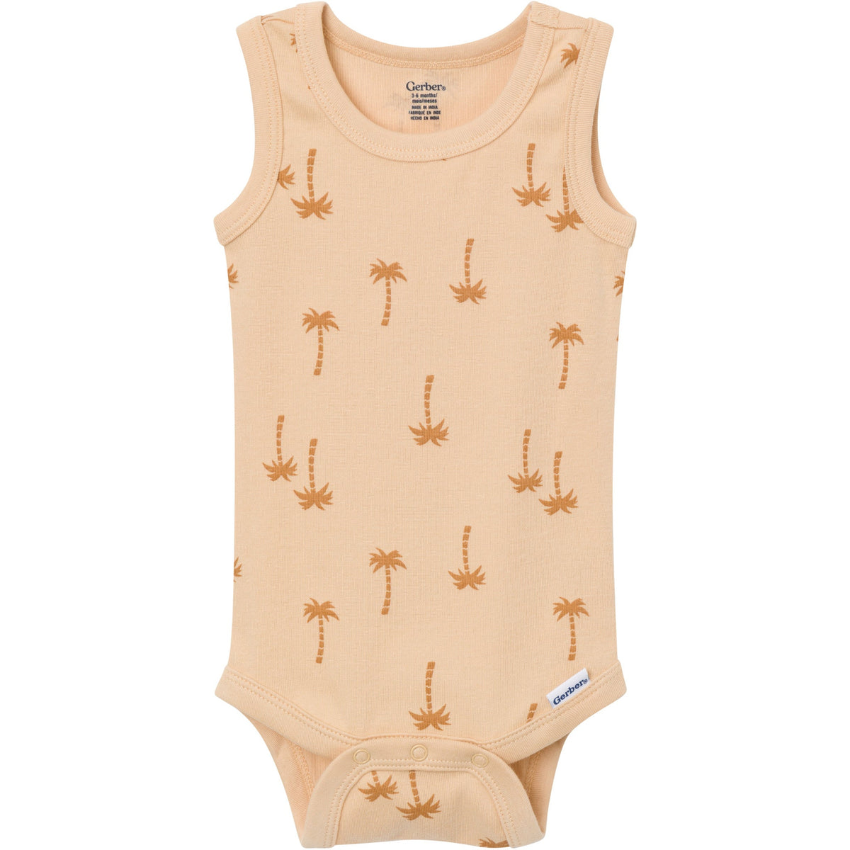 4-Pack Baby Boys Surfer Dude Sleeveless Bodysuits-Gerber Childrenswear Wholesale
