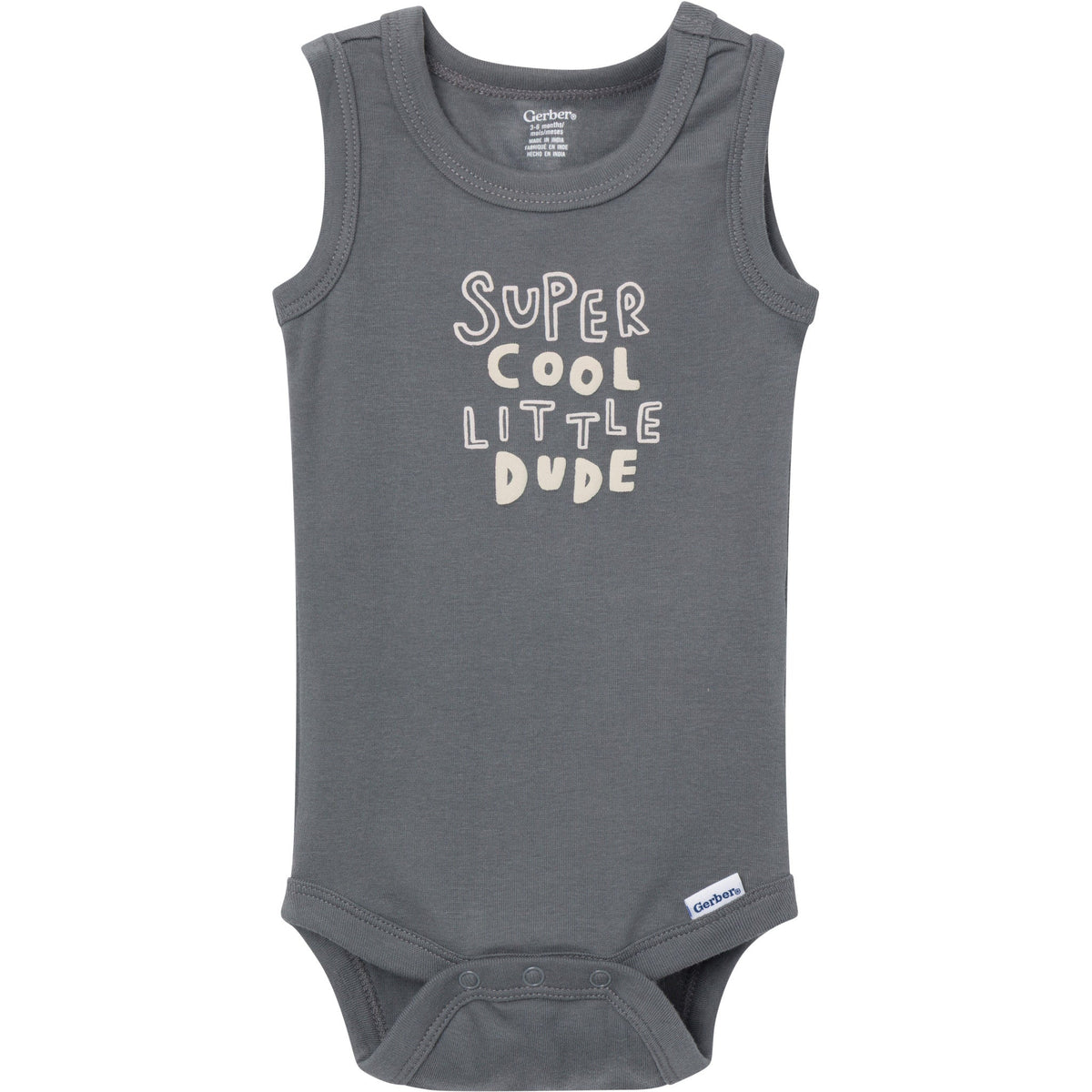 4-Pack Baby Boys Surfer Dude Sleeveless Bodysuits-Gerber Childrenswear Wholesale