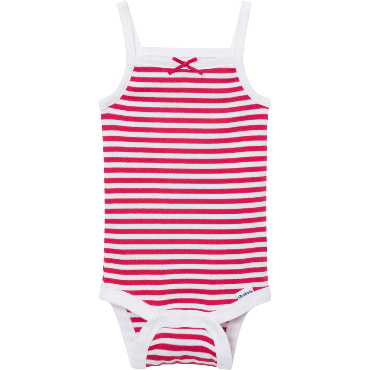 4-Pack Baby Girls Americana Sleeveless Bodysuits-Gerber Childrenswear Wholesale