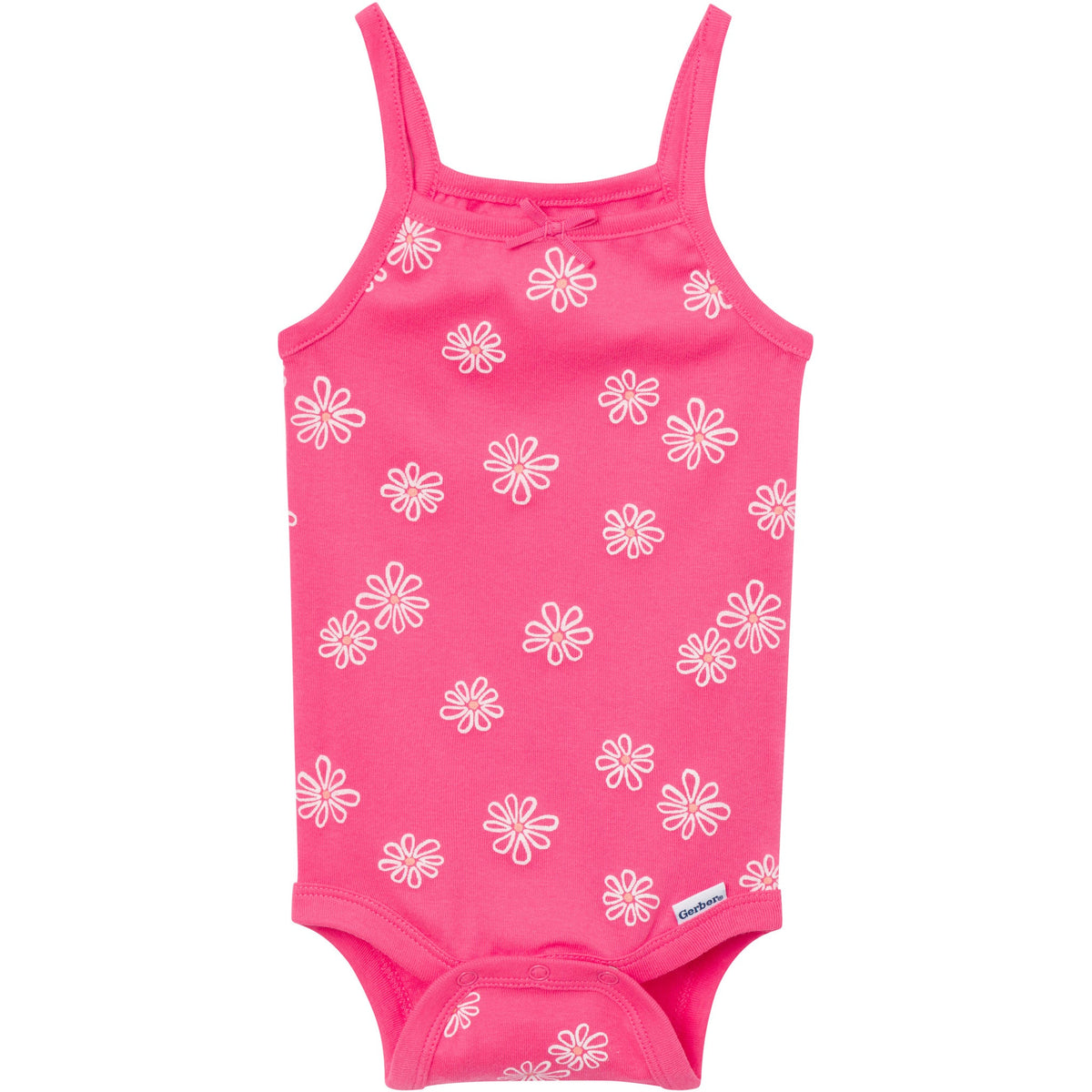 4-Pack Baby Girls Berries Sleeveless Bodysuits-Gerber Childrenswear Wholesale