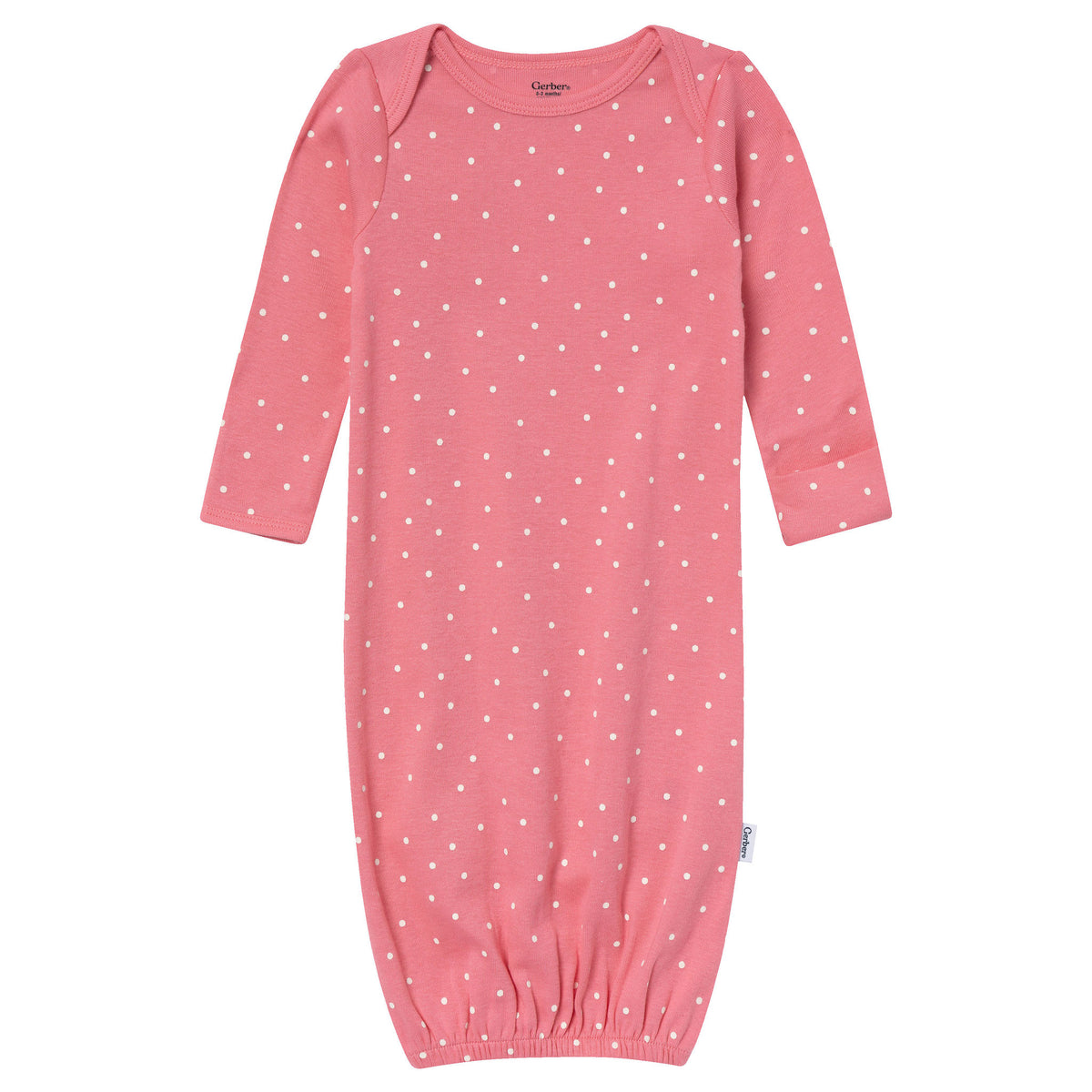4-Pack Baby Girls Pink Floral Gowns