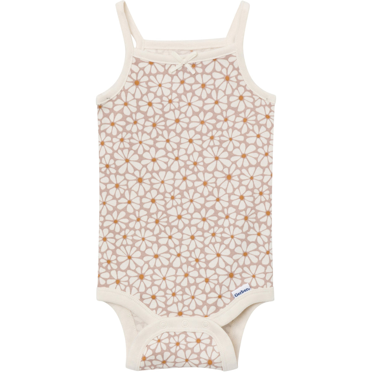 4-Pack Baby Girls Shells Sleeveless Bodysuits-Gerber Childrenswear Wholesale