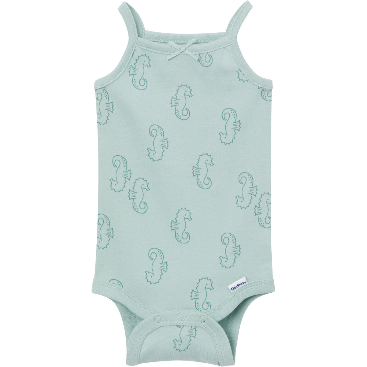 4-Pack Baby Girls Shells Sleeveless Bodysuits-Gerber Childrenswear Wholesale