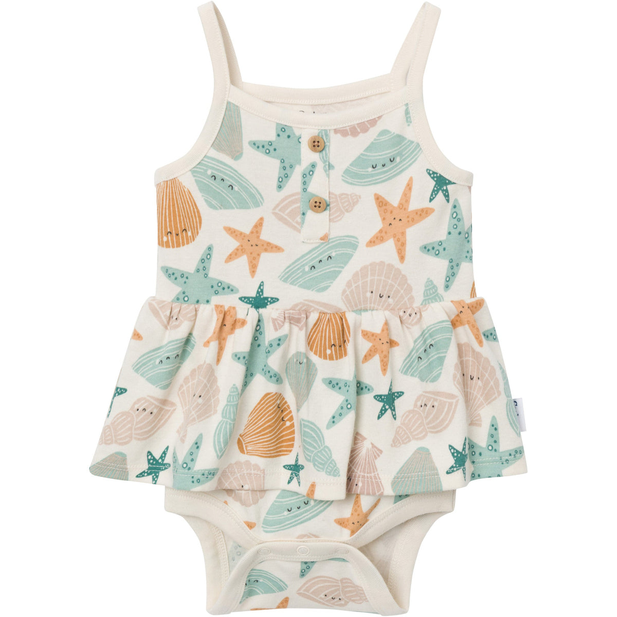 4-Pack Baby Girls Shells Sleeveless Bodysuits-Gerber Childrenswear Wholesale