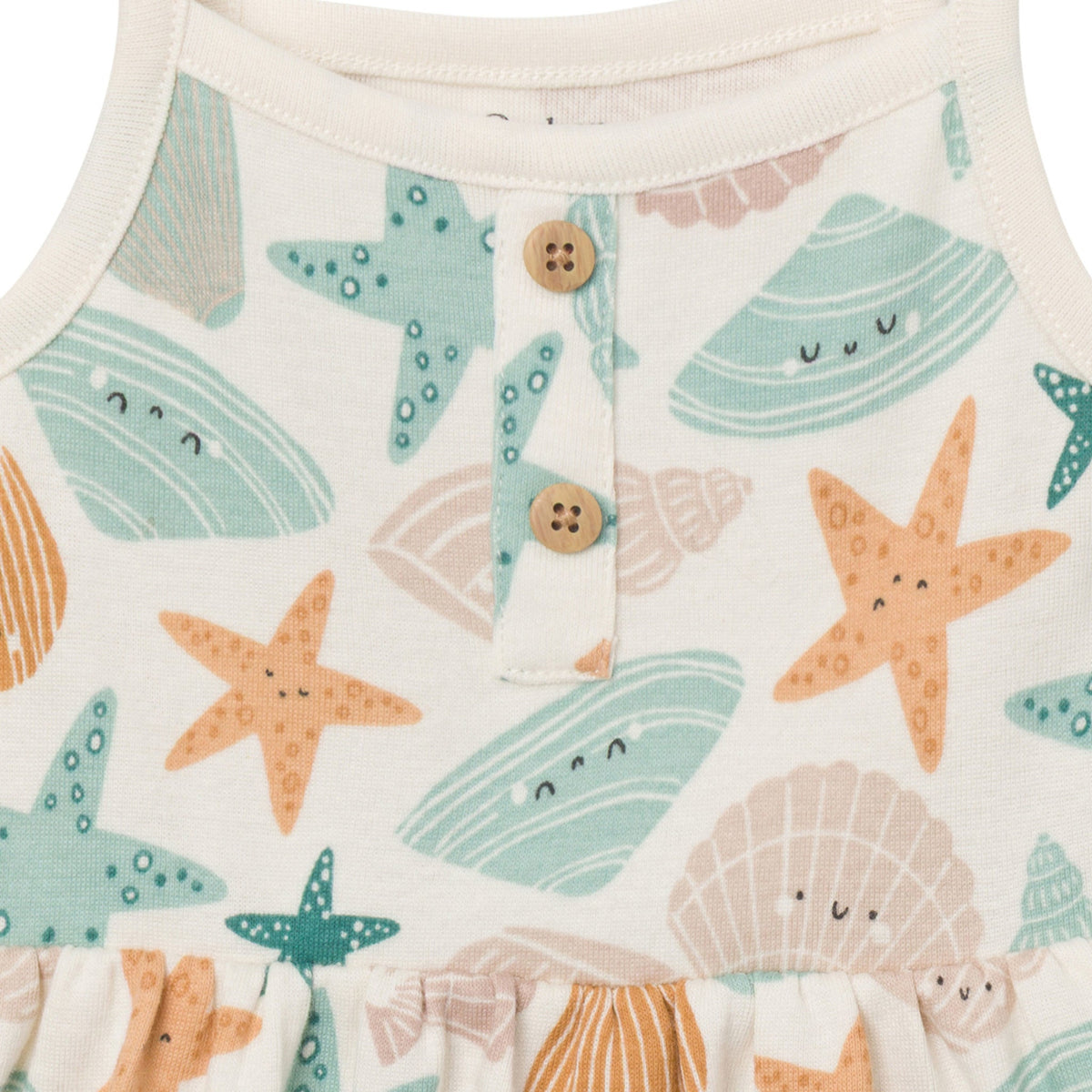 4-Pack Baby Girls Shells Sleeveless Bodysuits-Gerber Childrenswear Wholesale