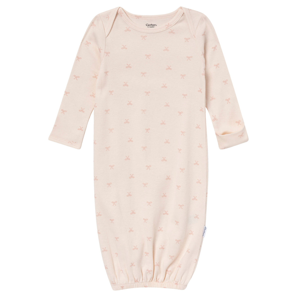 4-Pack Baby Girls Teddy Bear Gowns