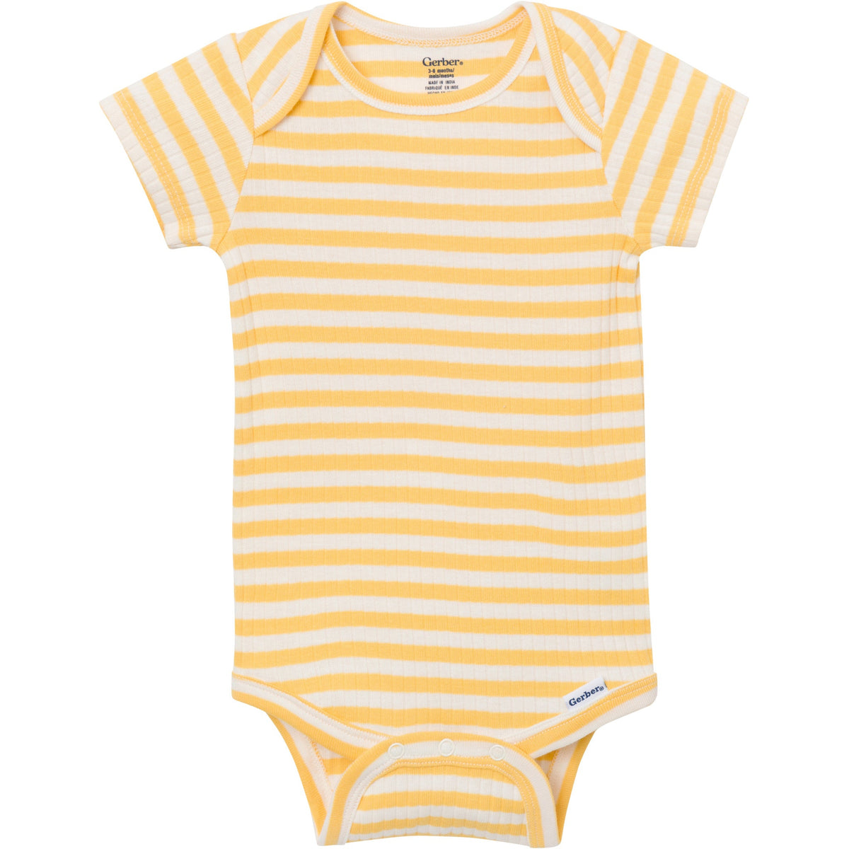 4-Pack Baby Neutral Fruit Picking Short Sleeve Bodysuits-Gerber Childrenswear Wholesale