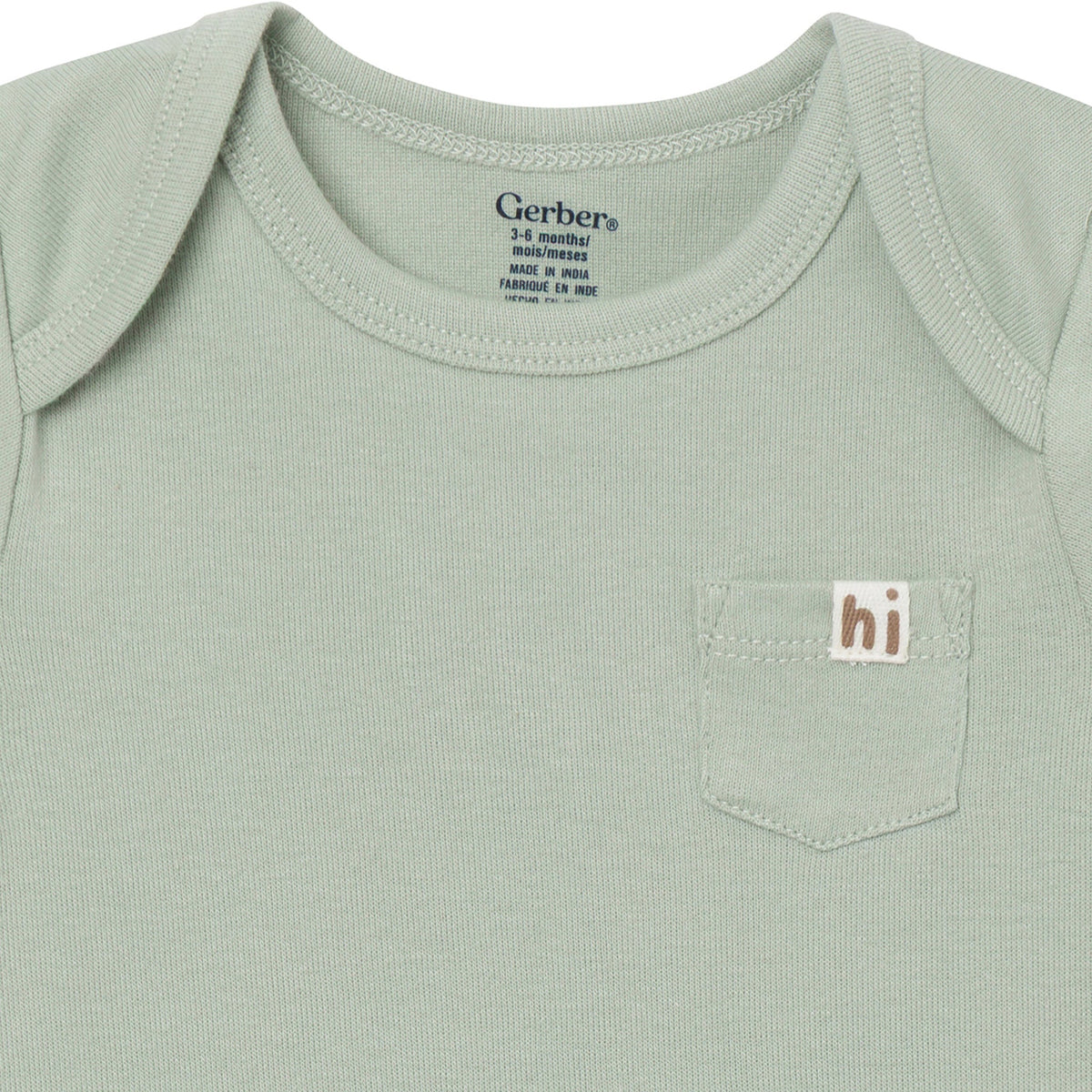 4-Pack Baby Neutral Fruit Picking Short Sleeve Bodysuits-Gerber Childrenswear Wholesale