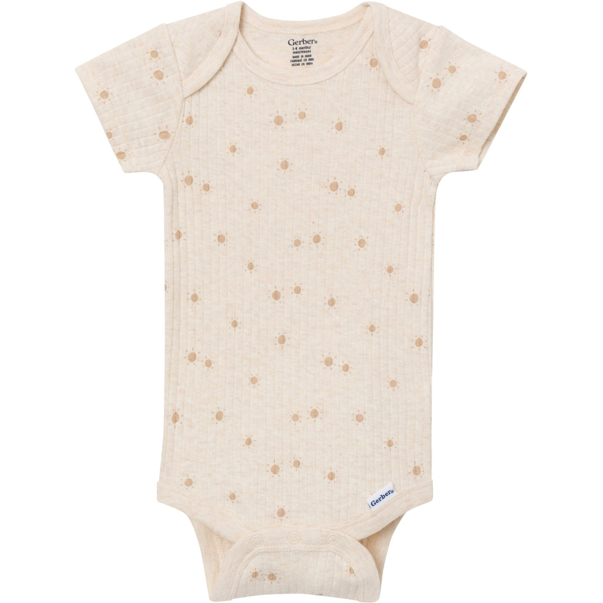 4-Pack Baby Neutral Sunny Day Kites Short Sleeve Bodysuits-Gerber Childrenswear Wholesale