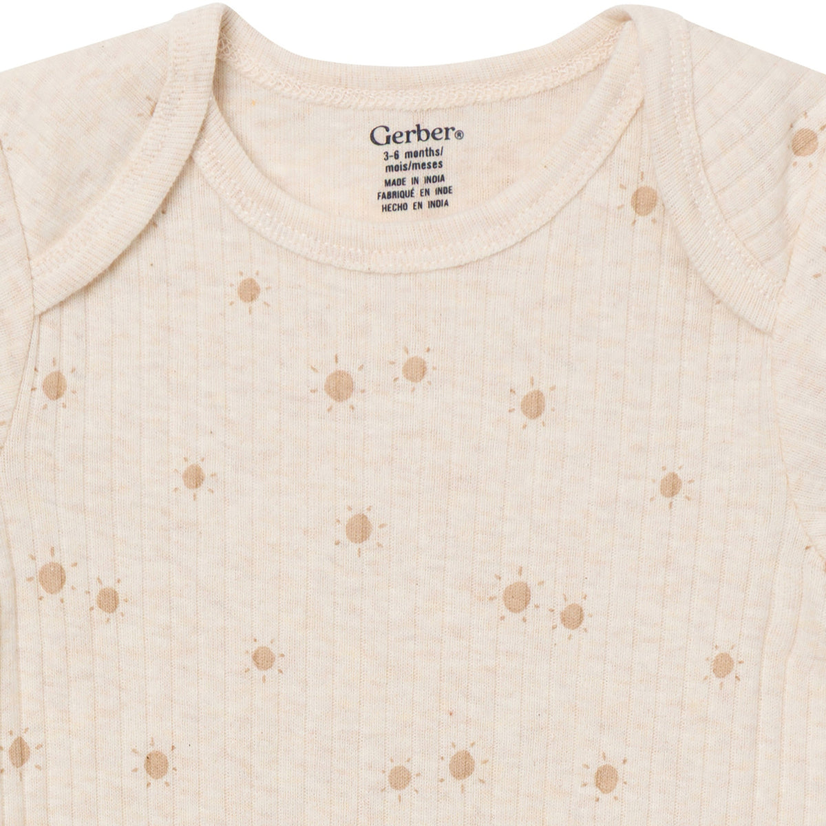 4-Pack Baby Neutral Sunny Day Kites Short Sleeve Bodysuits-Gerber Childrenswear Wholesale