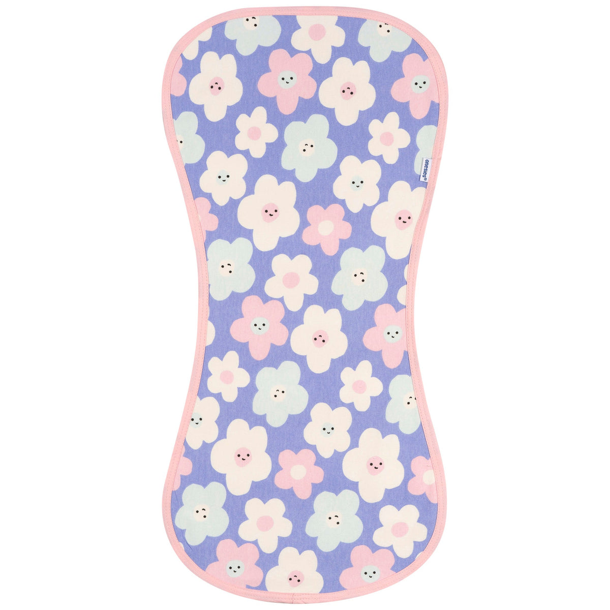 4-Piece Baby Girls Pink/Purple Burpcloth, view 6