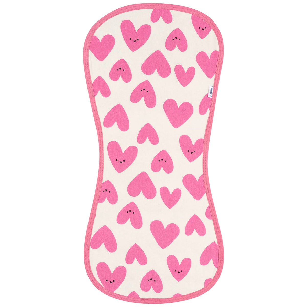 4-Piece Baby Girls Pink/Purple Burpcloth, view 2