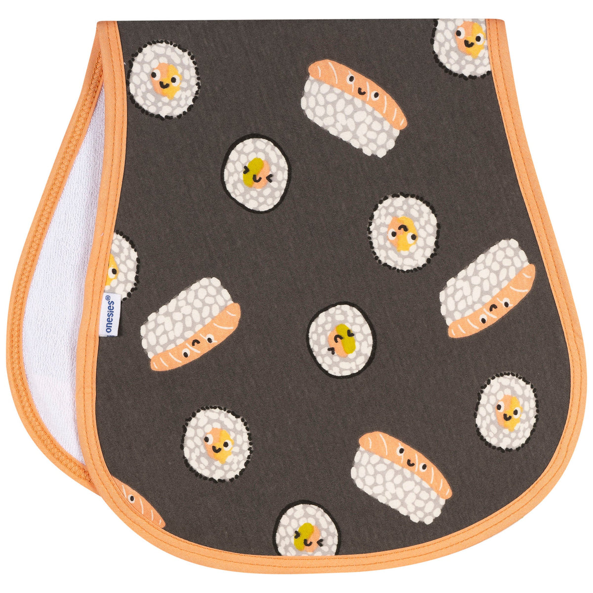 4-Piece Baby Neutral Sushi Burpcloth, view 3