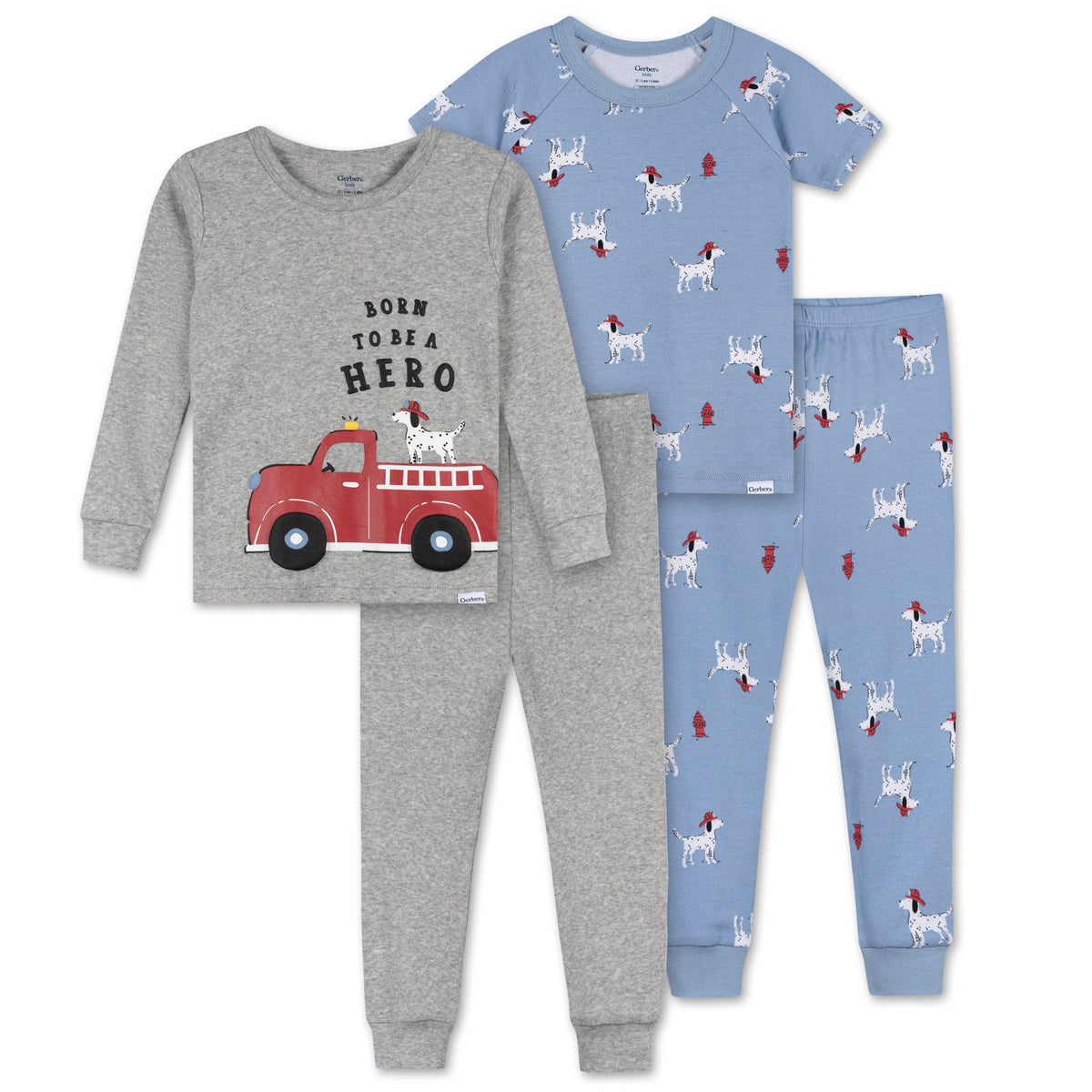 4-Piece Infant & Toddler Boys Hero Pajama Set
