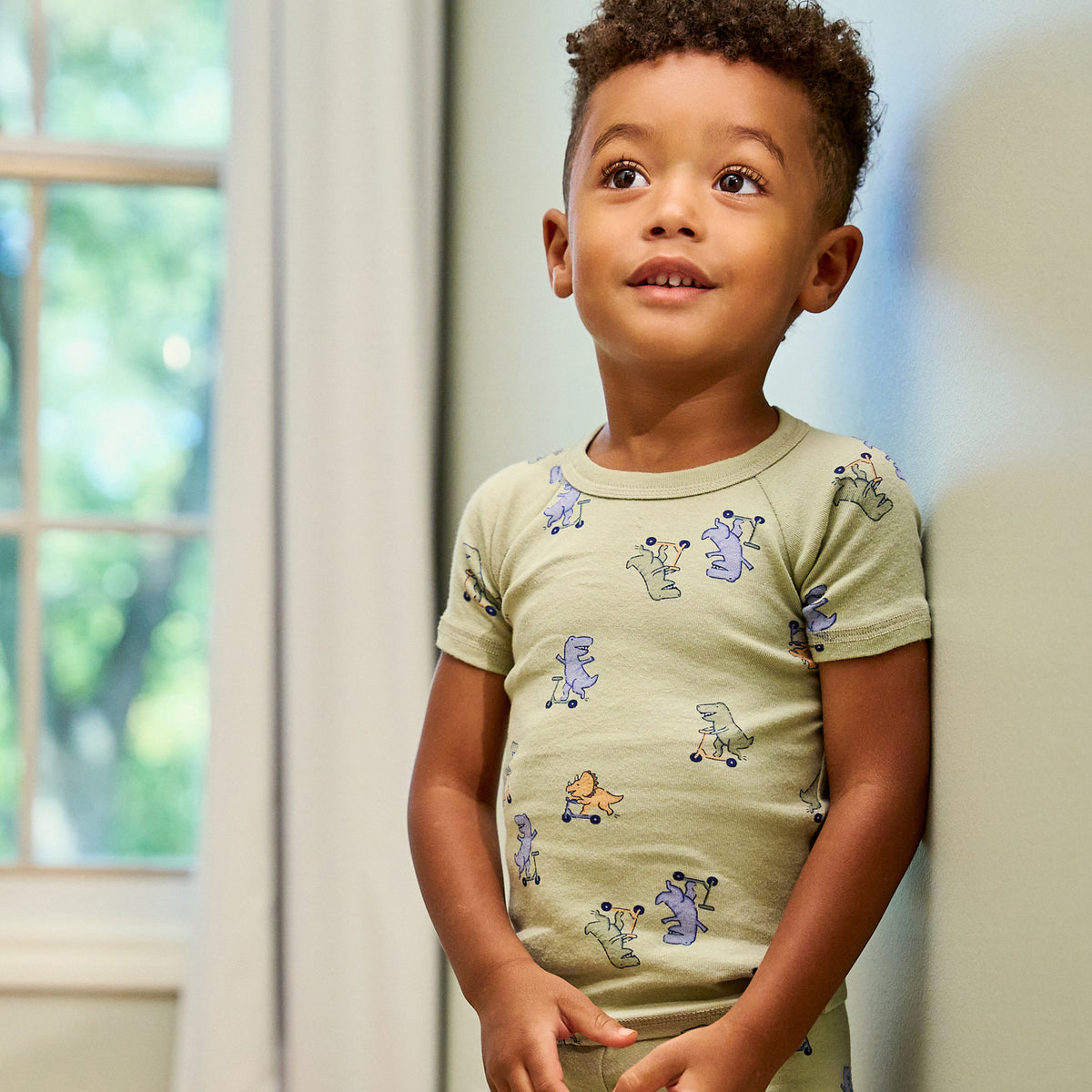 4-Piece Infant & Toddler Boys Dino Pajama Set