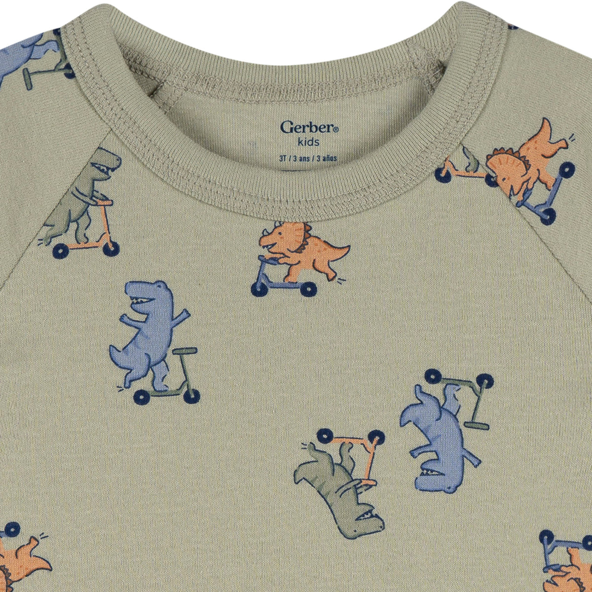 4-Piece Infant & Toddler Boys Dino Pajama Set
