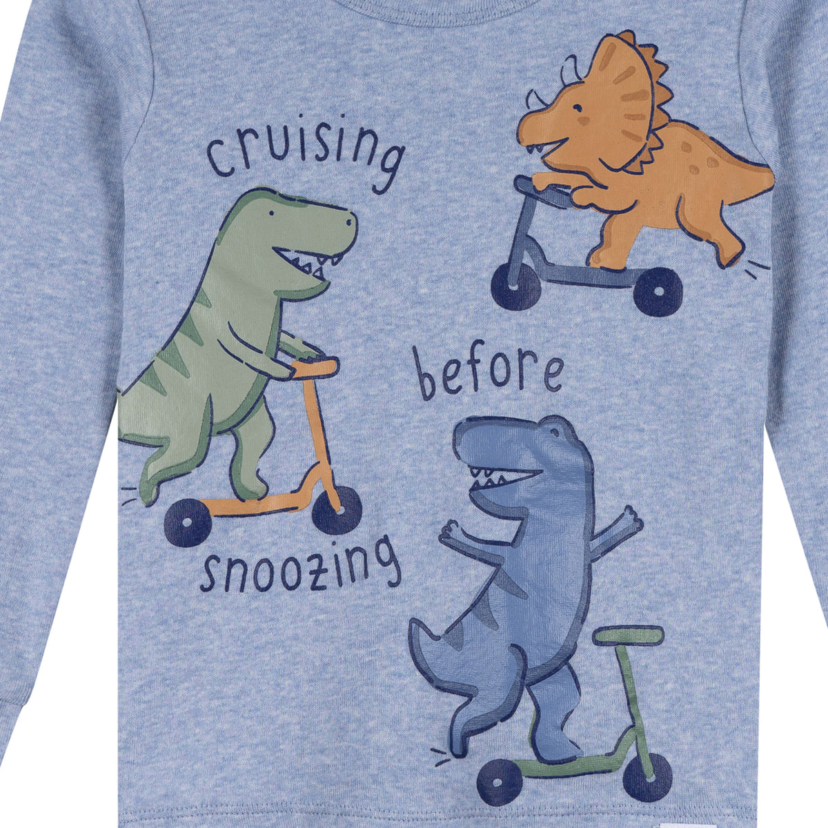 4-Piece Infant & Toddler Boys Dino Pajama Set
