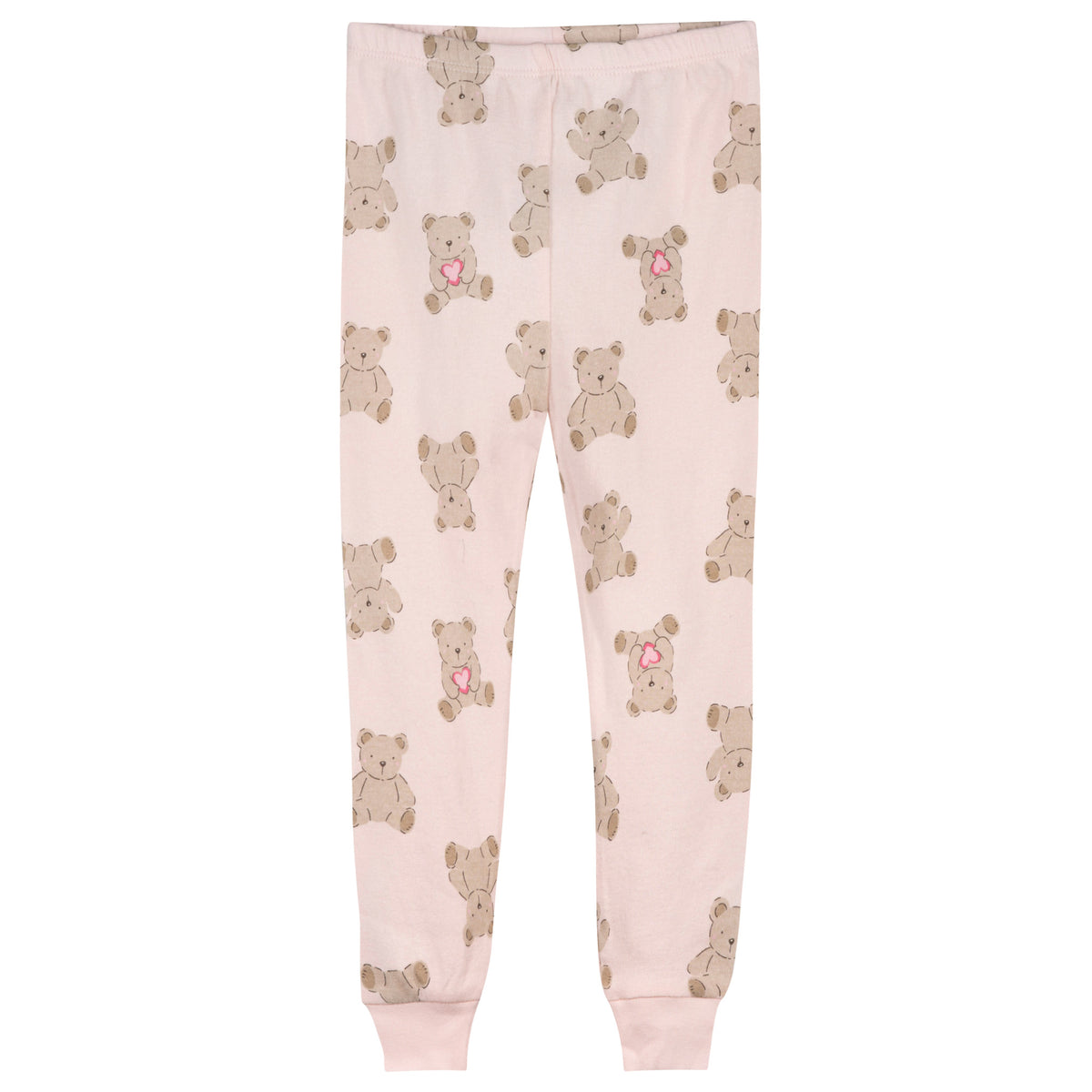 4-Piece Infant & Toddler Girls Bears Pajama Set