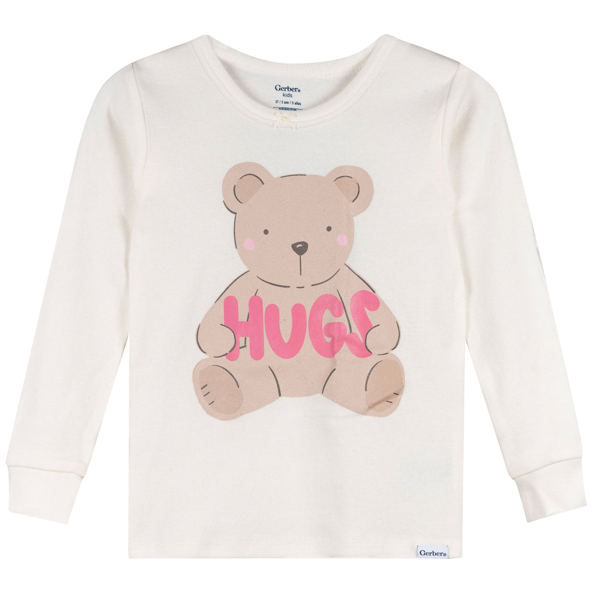 4-Piece Infant & Toddler Girls Bears Pajama Set